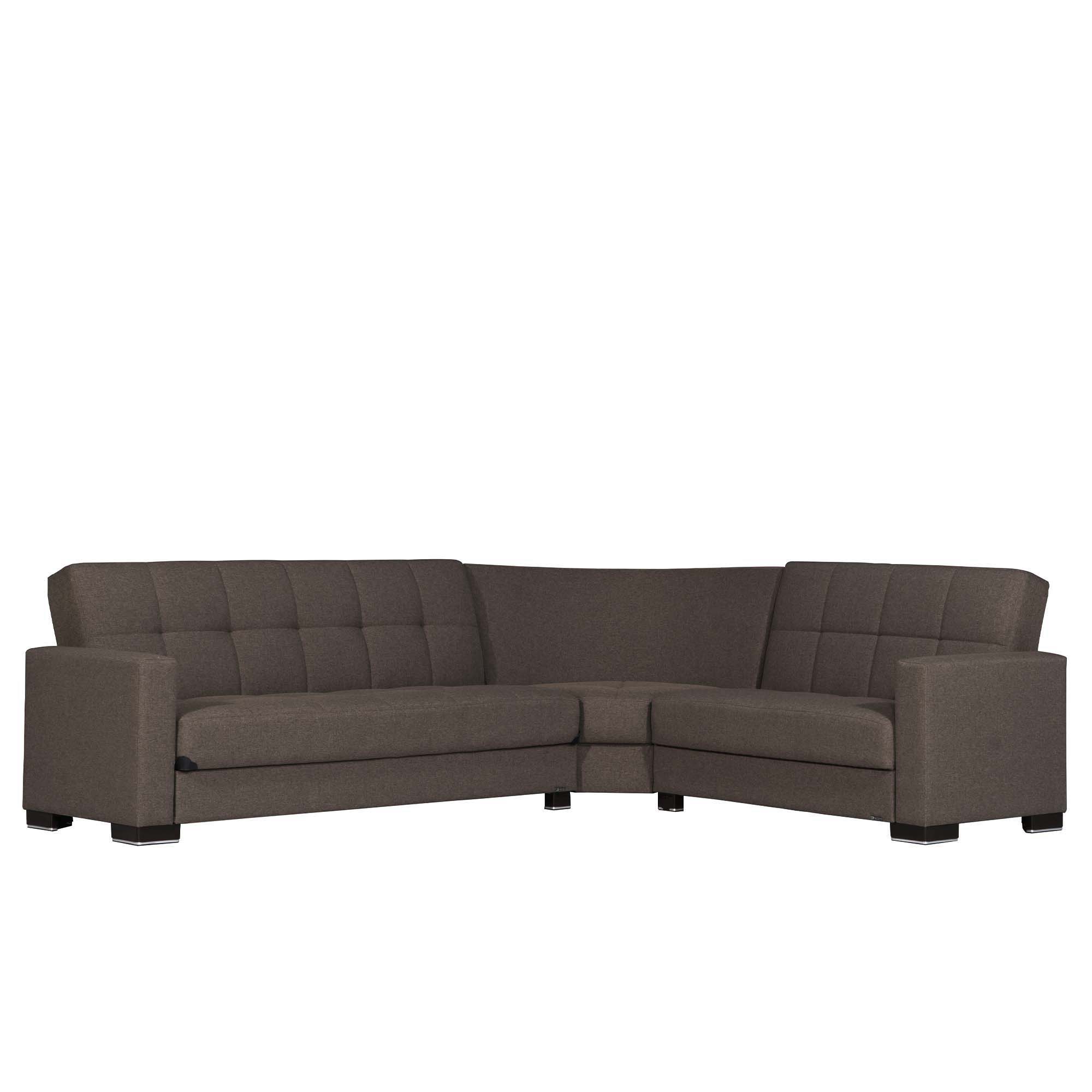 Ottomanson Armada - Upholstered Convertible Sectional With Storage - Polyester