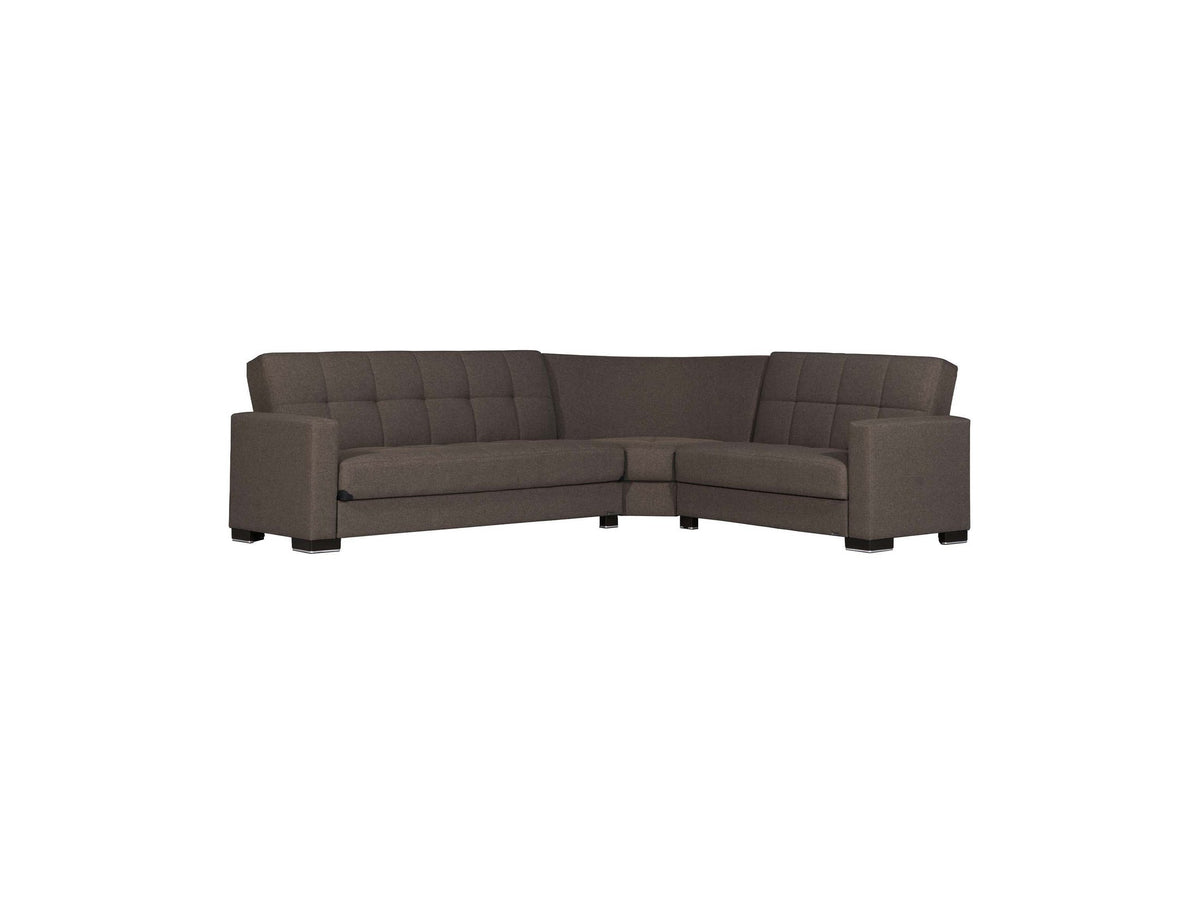 Ottomanson Armada - Upholstered Convertible Sectional With Storage - Polyester