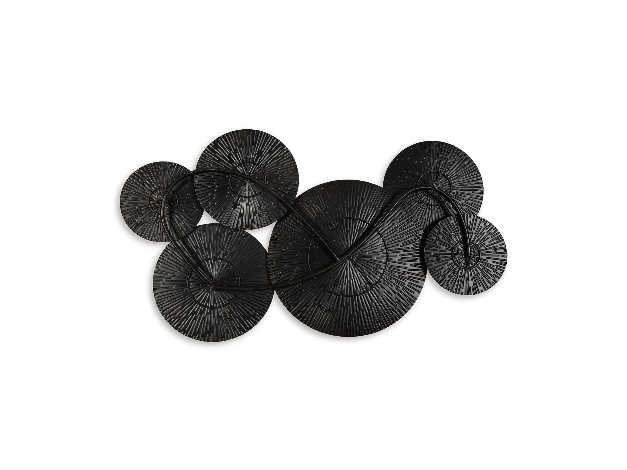 Rhetlen - Wall Decor - Black / Gold Finish