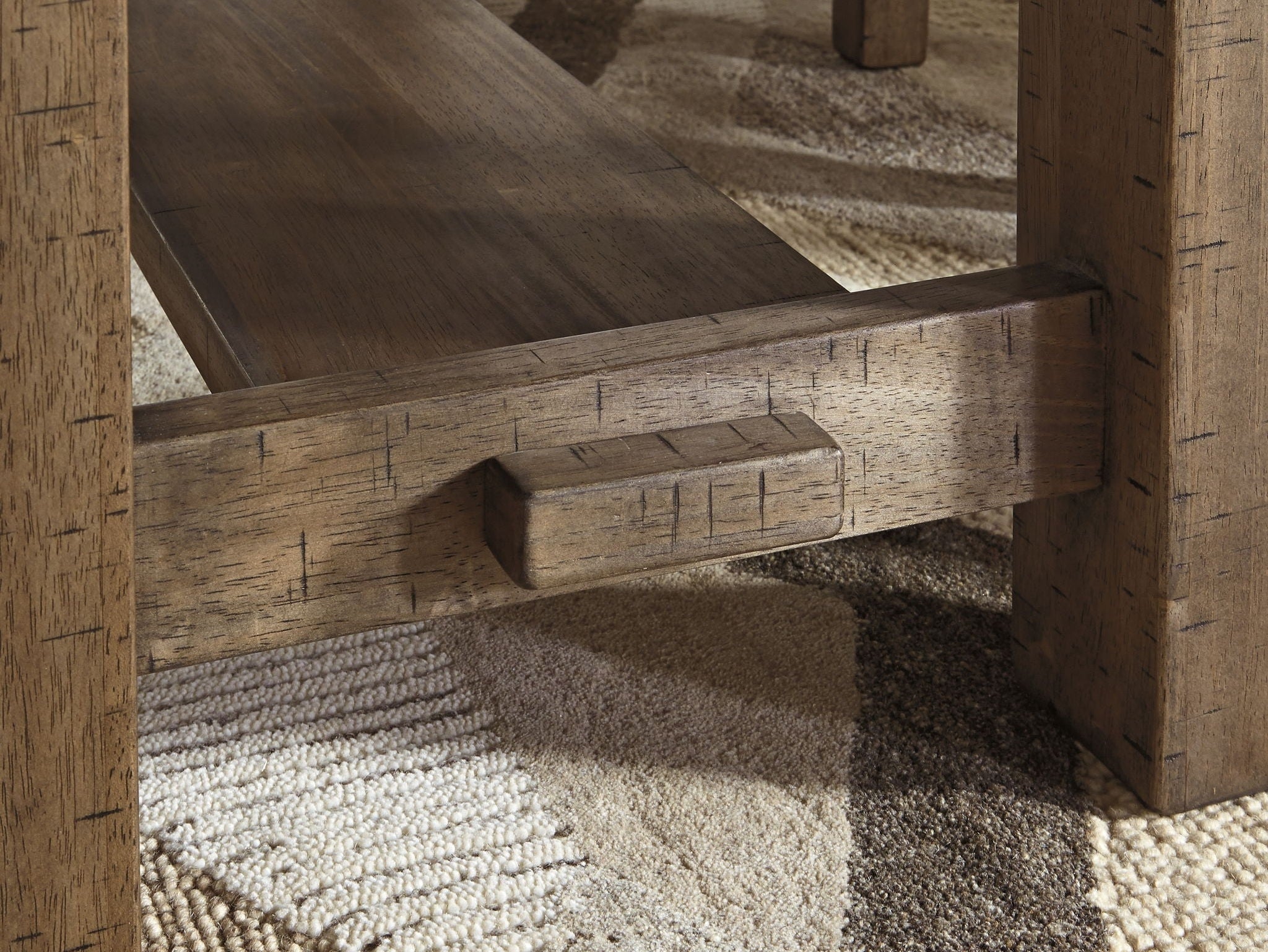 Moriville - Rectangular Dining Room Counter Extension Table - Grayish Brown