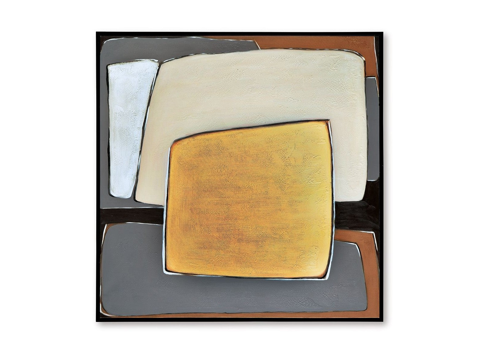 Actman - Wall Art - Cream / Brown / Gray
