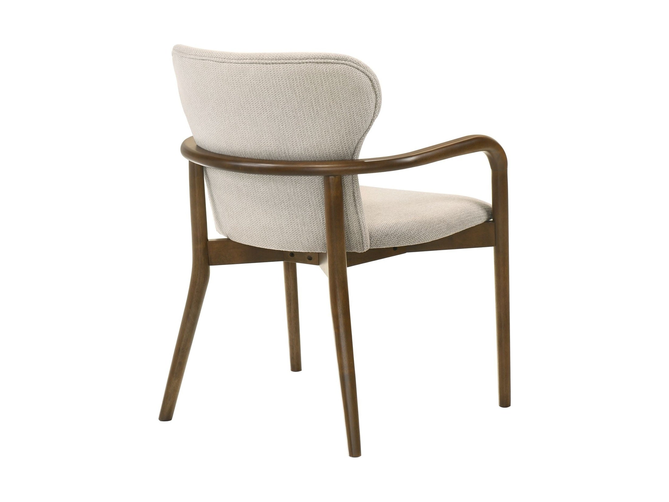 Klarissa - Dining Chair - Cream / Walnut