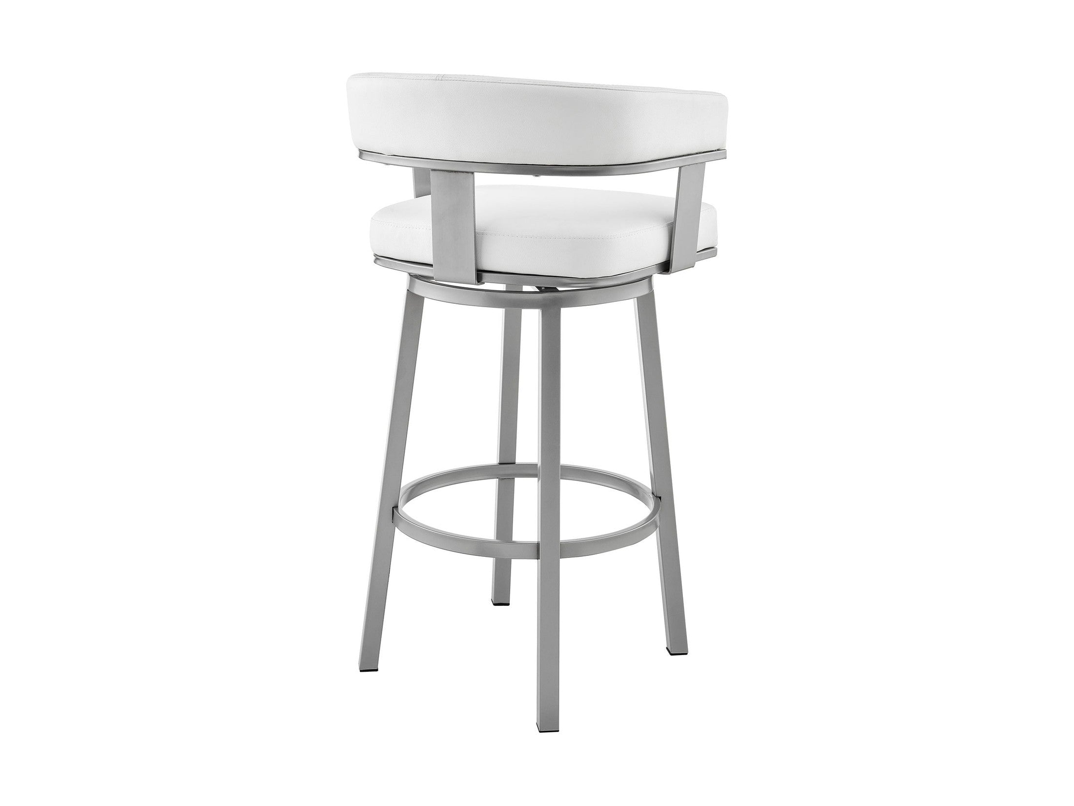 Cohen - Swivel Bar Stool - Silver Finish