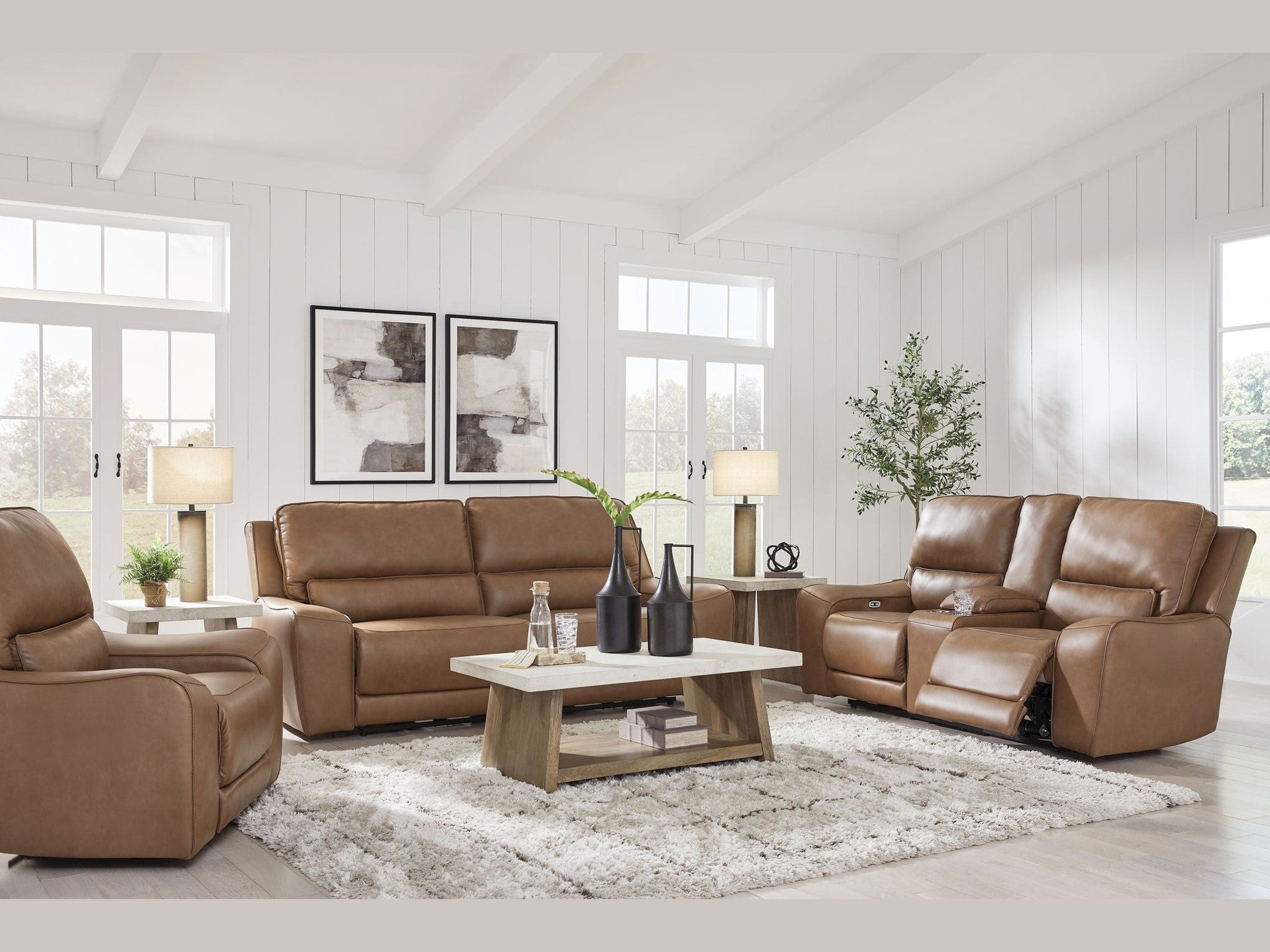Silverbrooke - Power Reclining Sofa Set