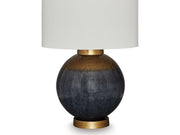Adara - Metal Table Lamp - Blue / Gold Finish