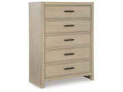 Calmoro - Five Drawer Chest - Gray
