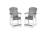 Transville - Barstool (Set of 2) - Gray / White