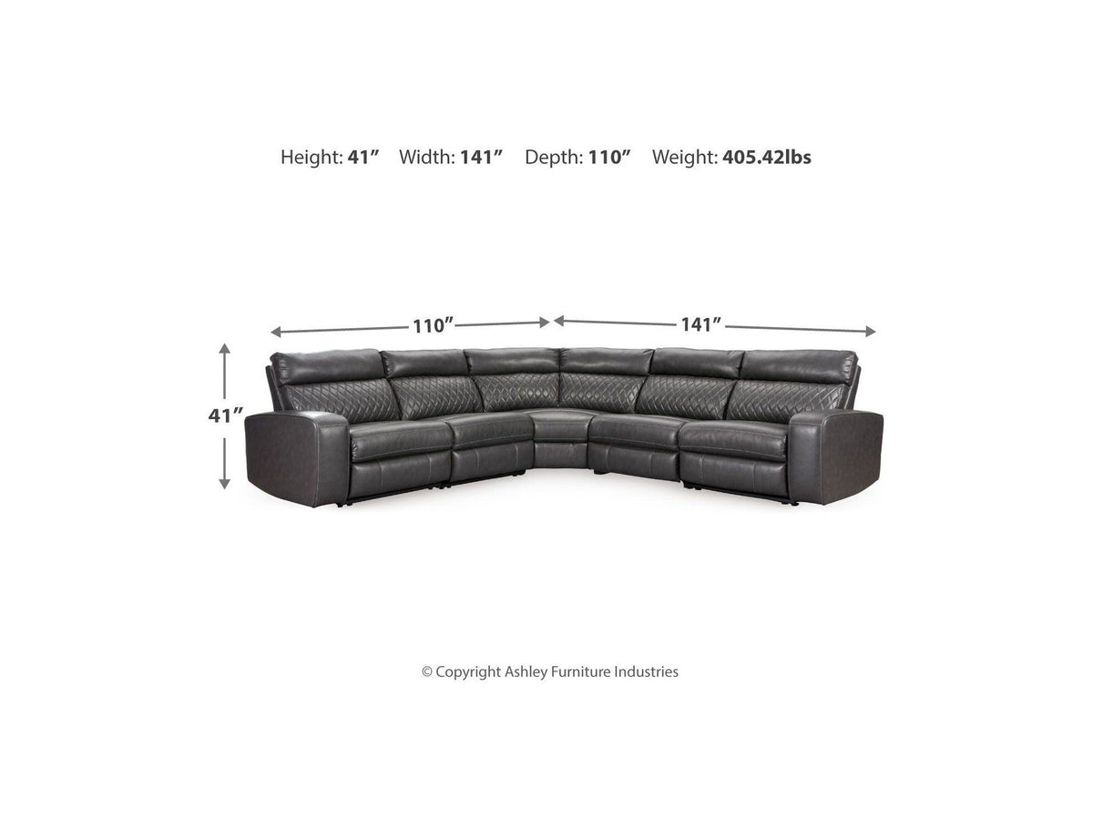 Samperstone - Power Reclining Sectional