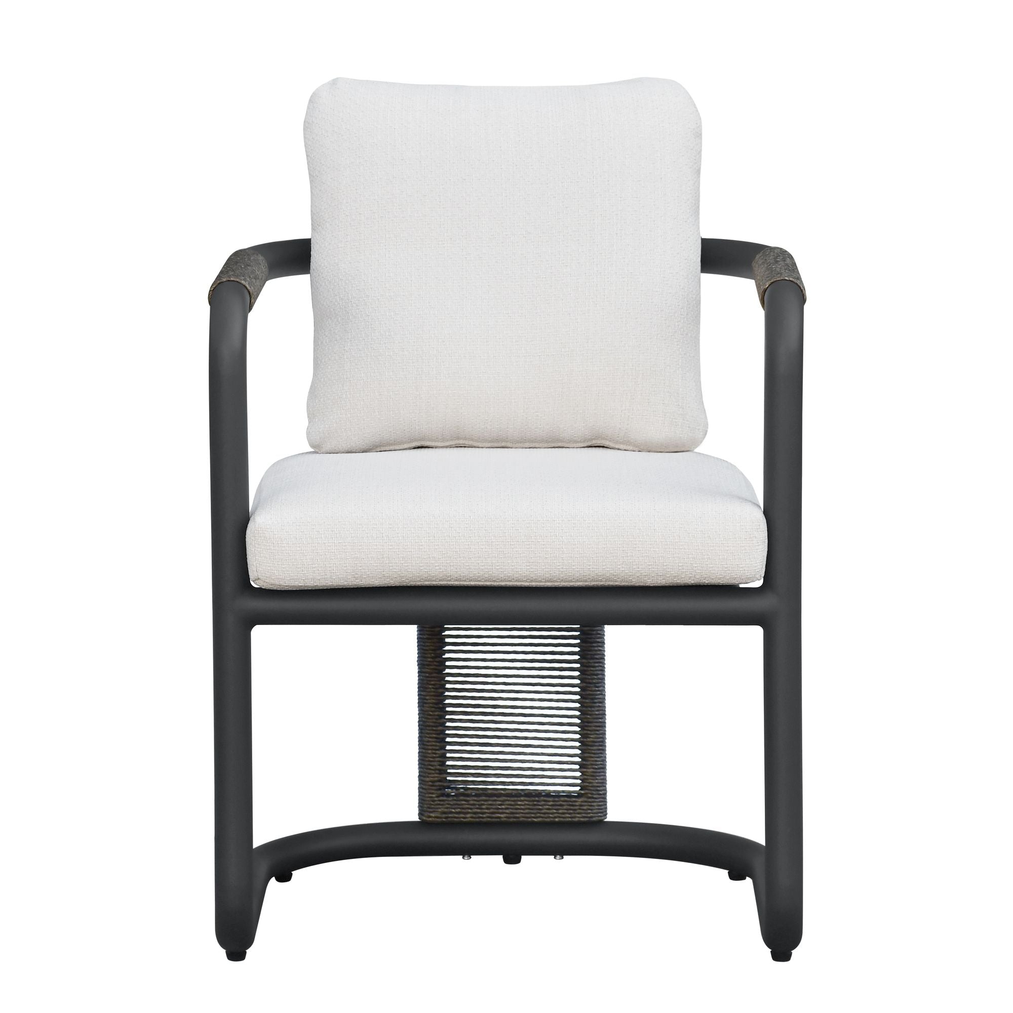 Dorado - 7-Piece Modern Outdoor Dining Set - Off-White / Gray