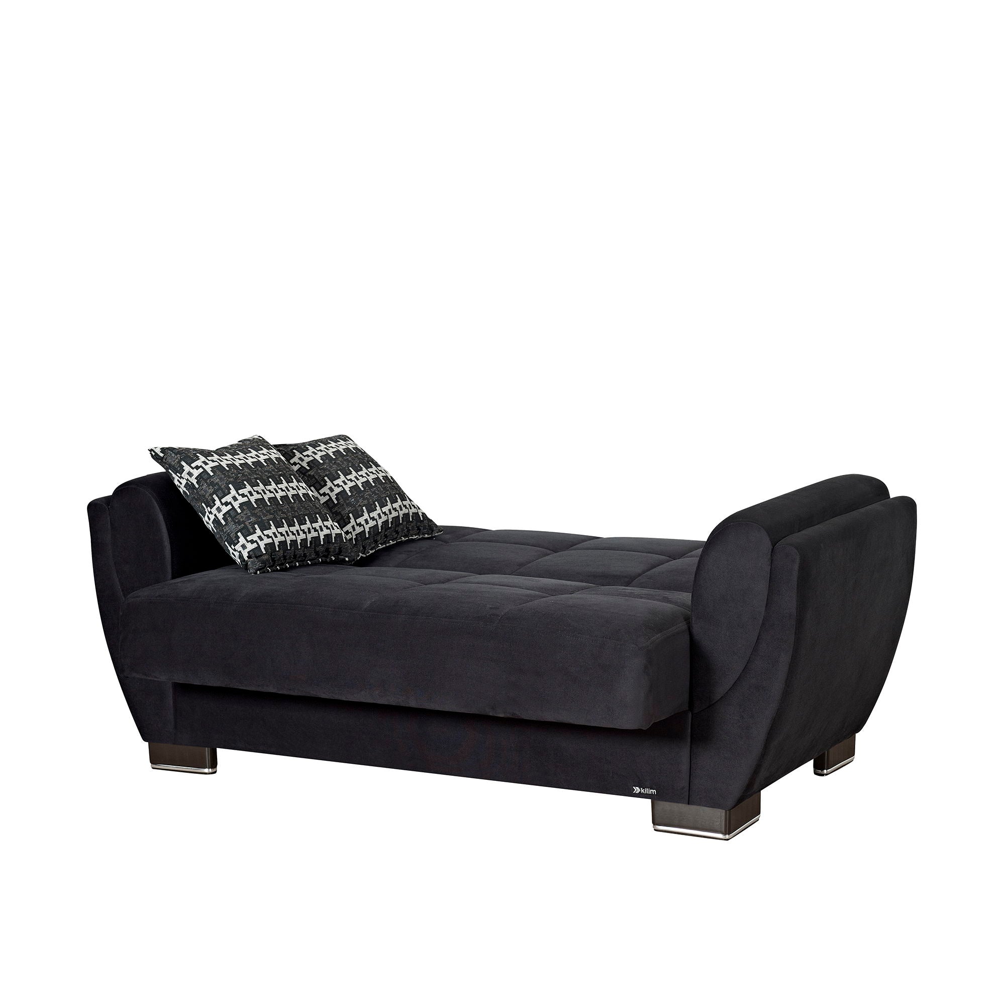 Ottomanson Armada Air - Upholstered Convertible Loveseat With Storage - Microfiber
