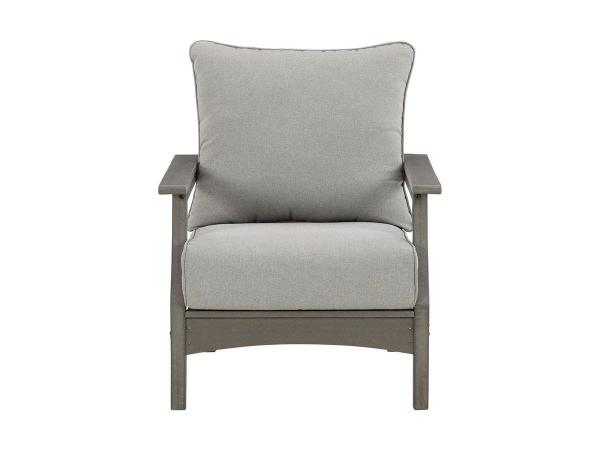 Visola - Lounge Chair With Cushion (Set of 2) - Gray