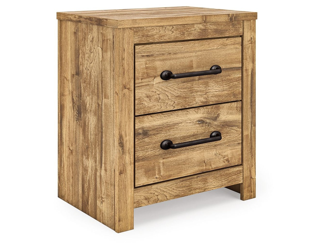 Branstony - Two Drawer Night Stand - Brown