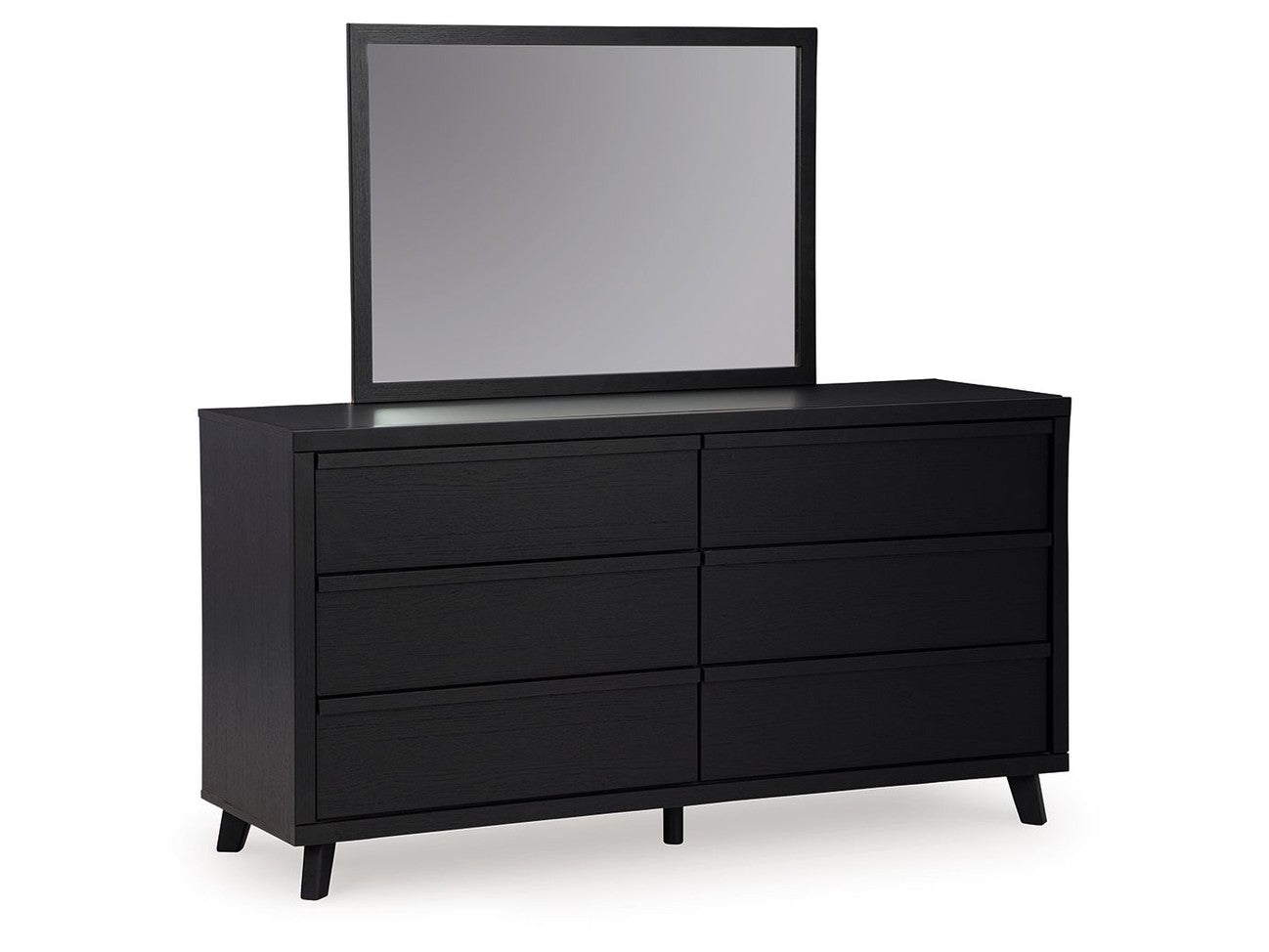 Danziar - Dresser And Mirror - Black