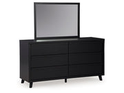 Danziar - Dresser And Mirror - Black