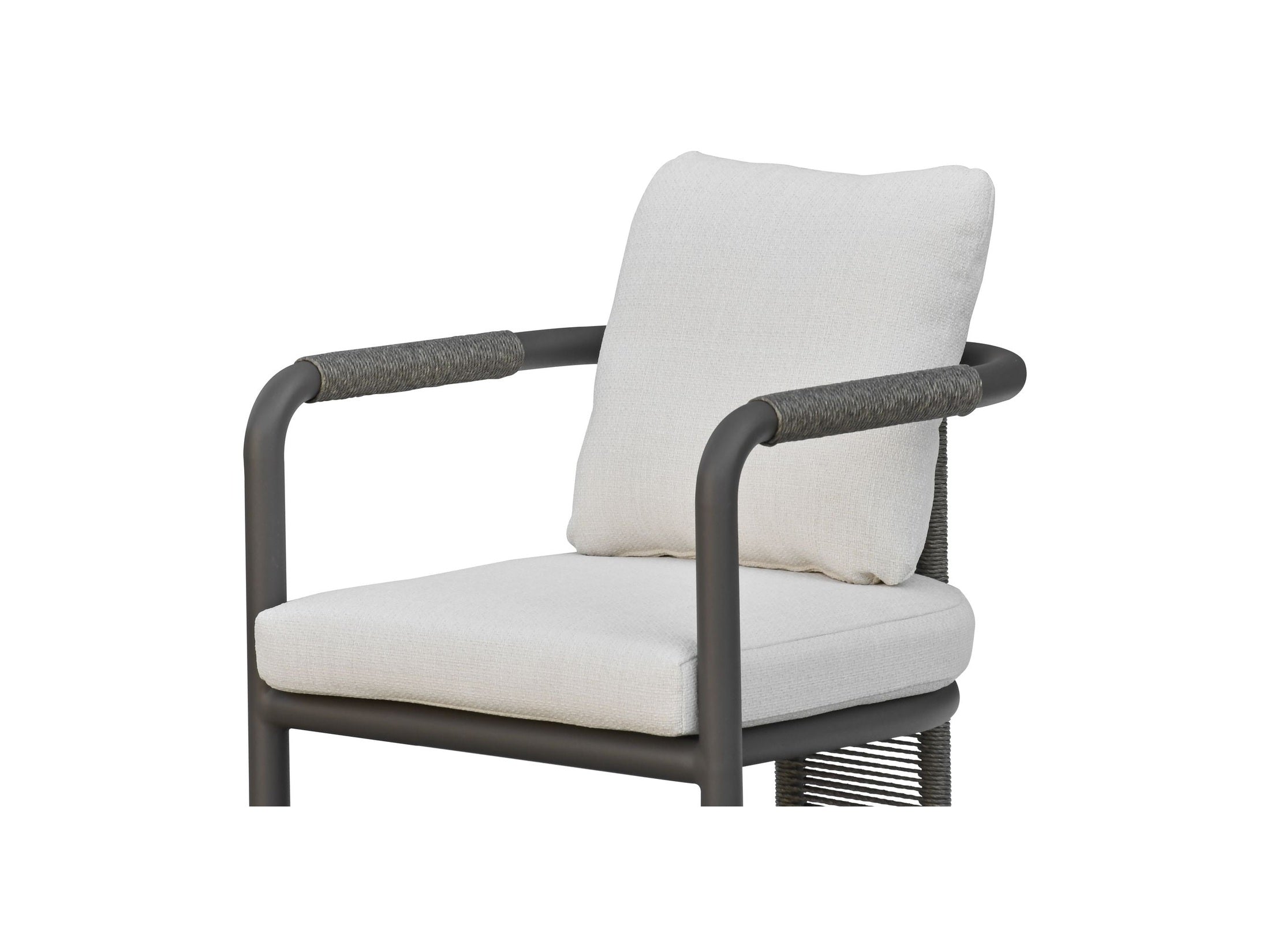 Dorado - Outdoor Dining Chair (Set of 2) - Off-White / Gray