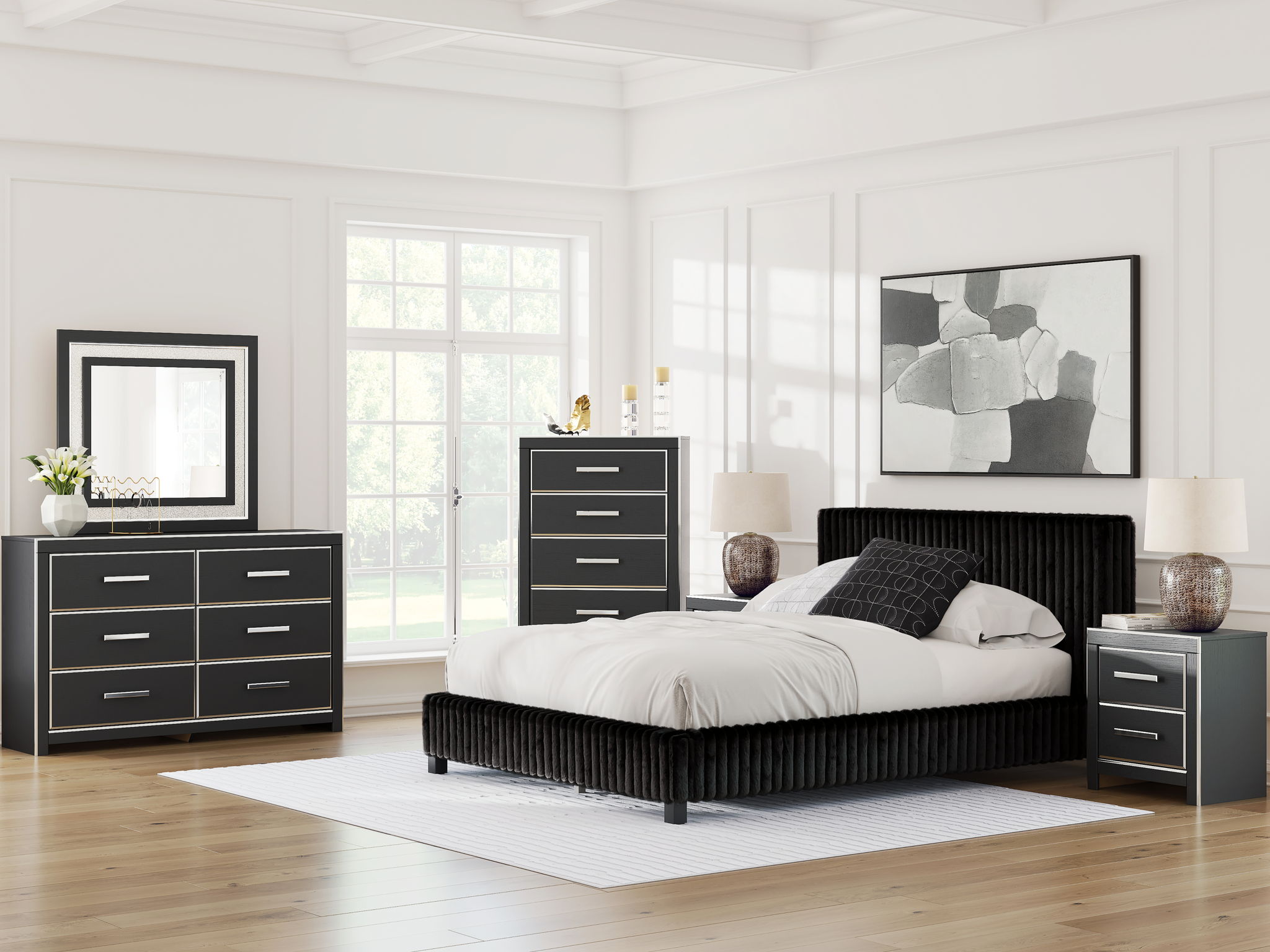 Birmonton - Upholstered Bedroom Set