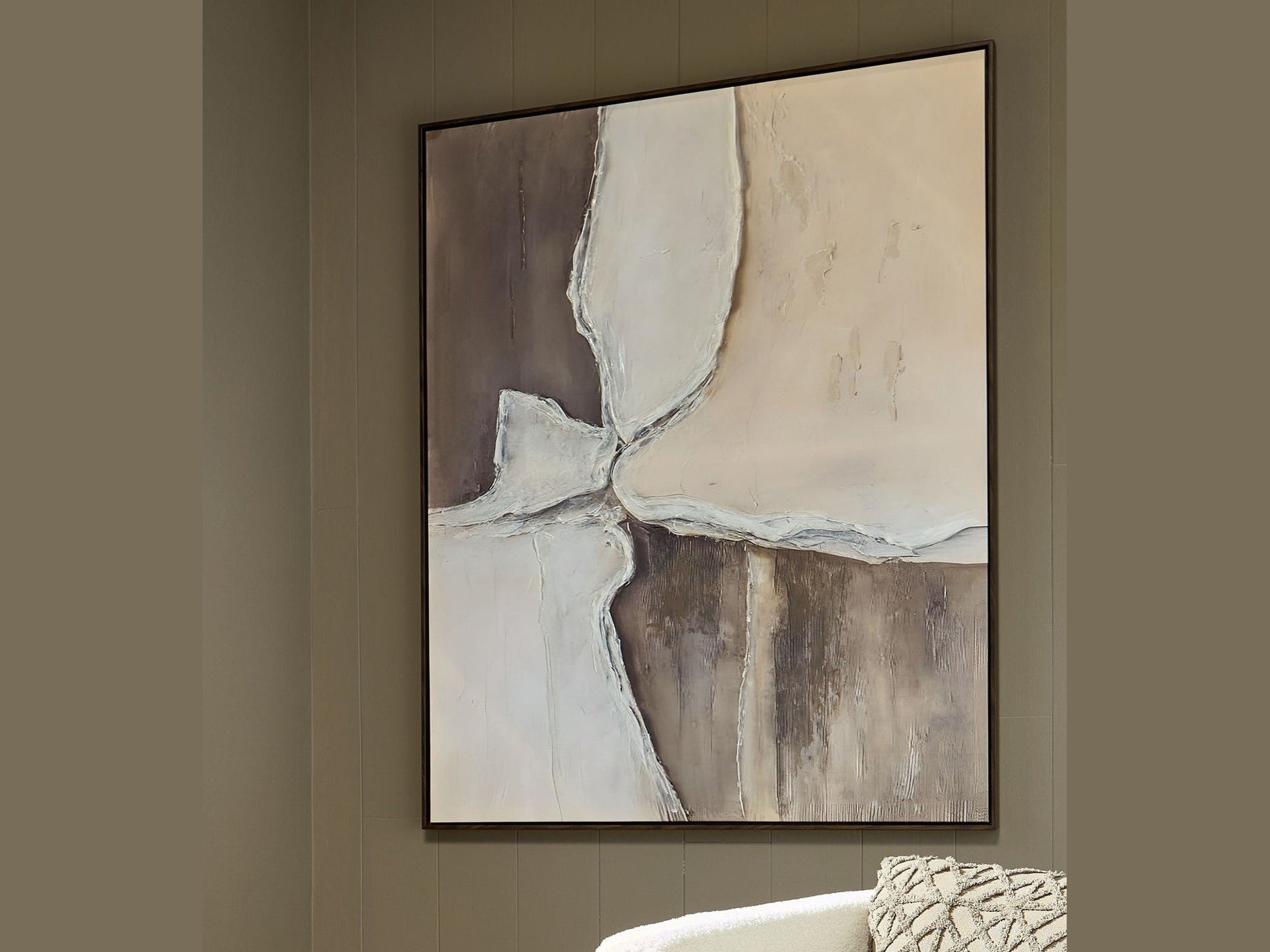 Junward - Wall Art - Brown / Tan / White