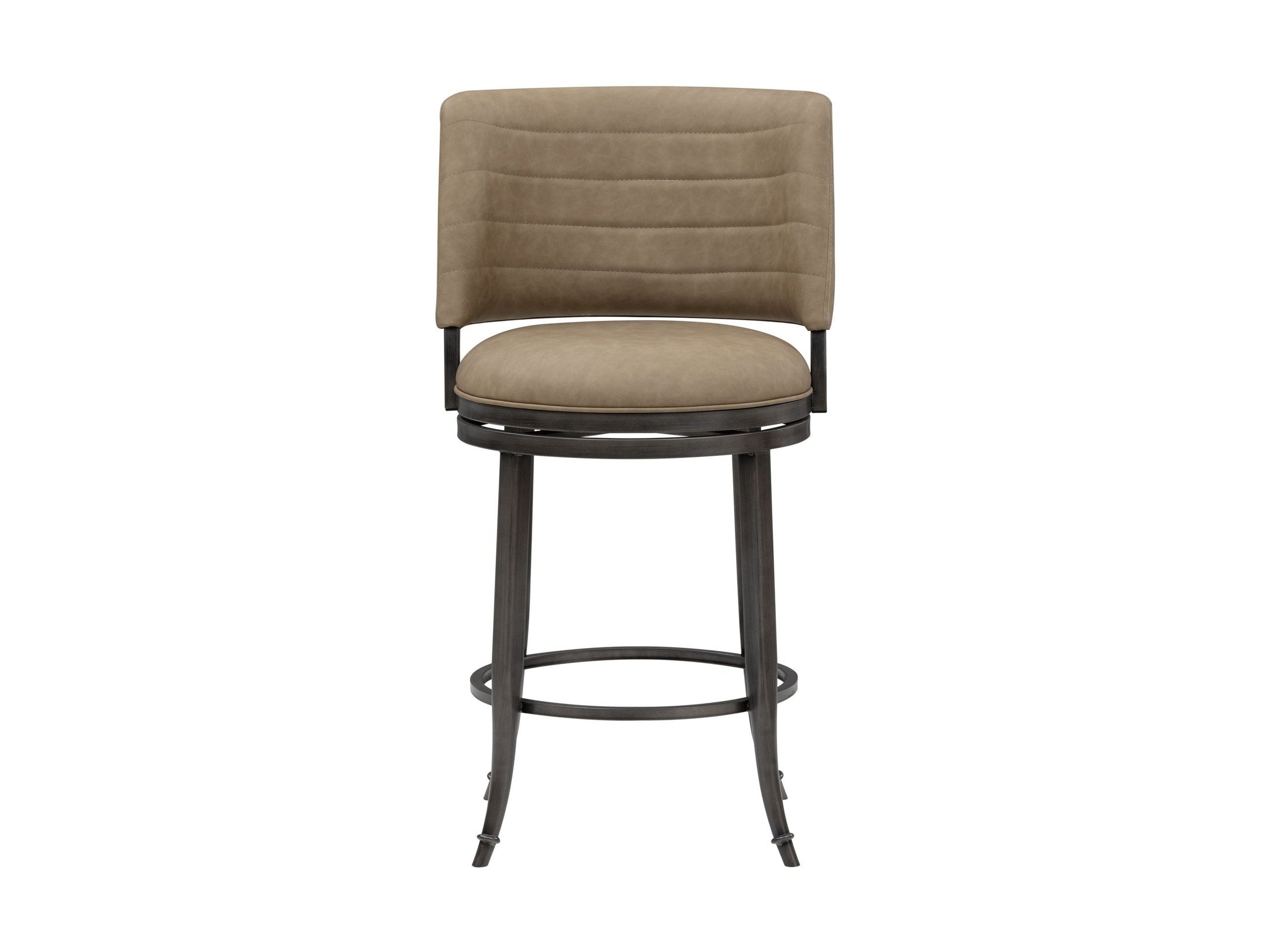 Torres - Upholstered Swivel Counter Height Barstool