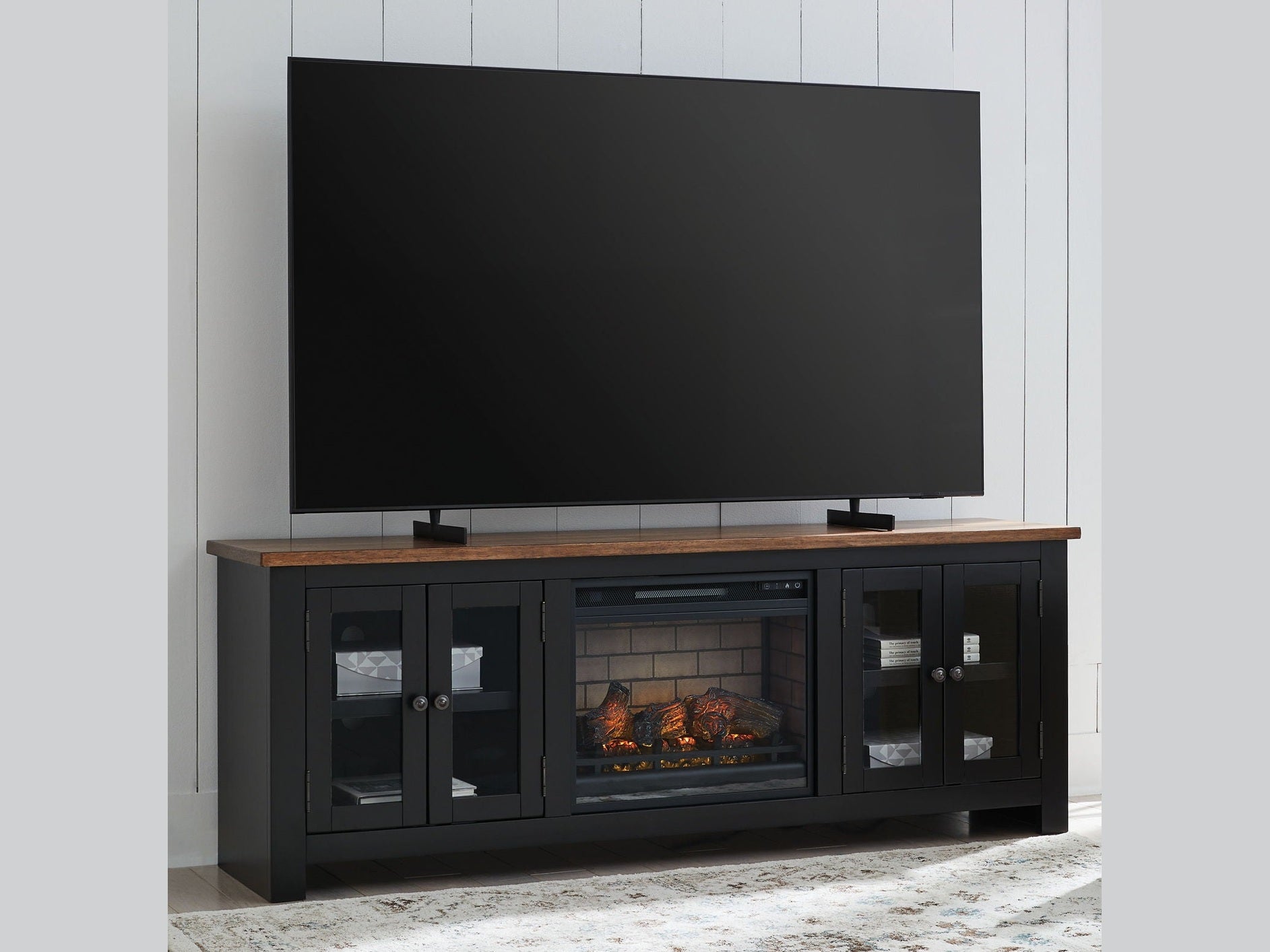 Wildenauer - 76" TV Stand With Electric Fireplace
