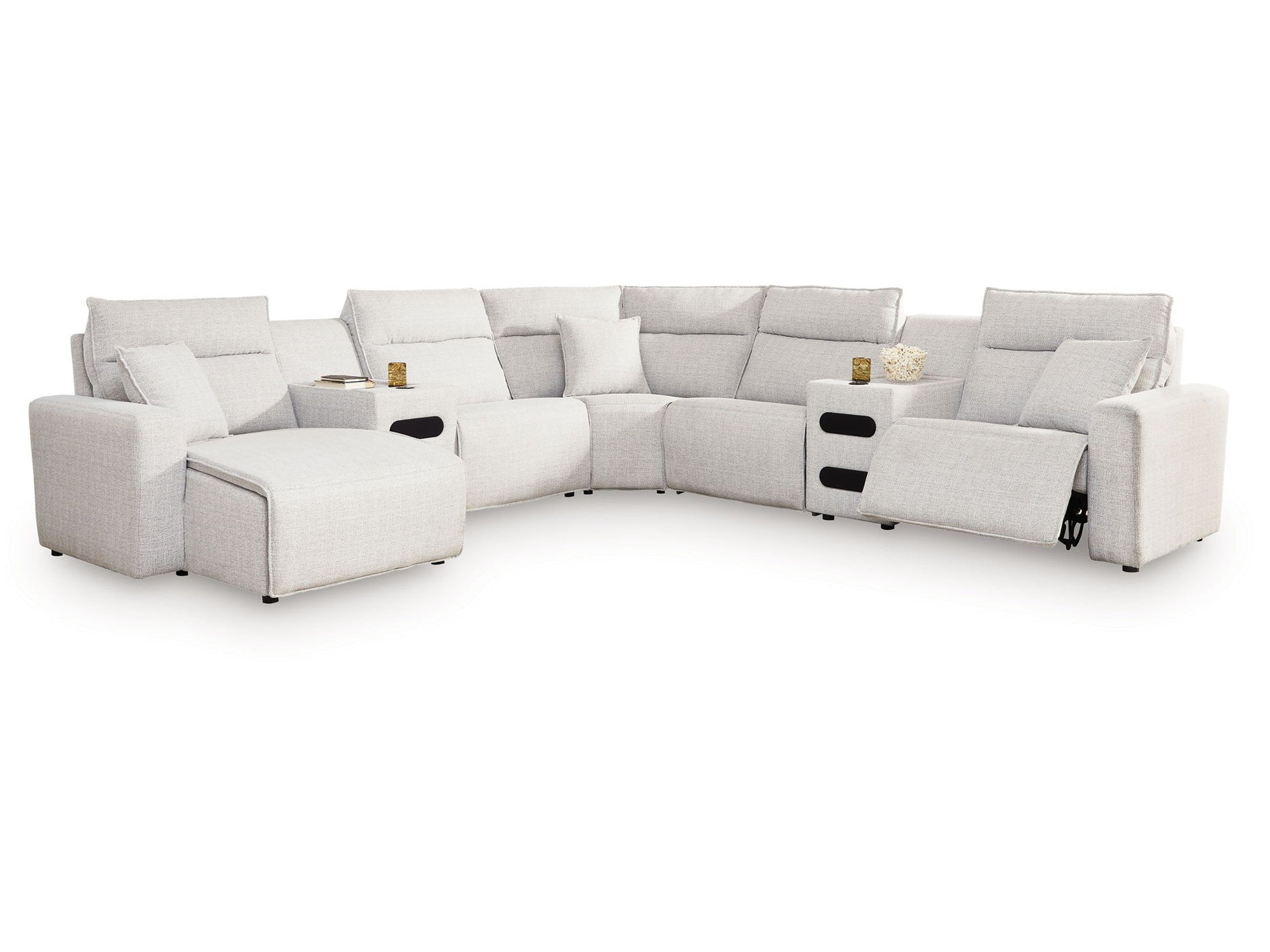 Modmax II - Reclining Sectional - Stone