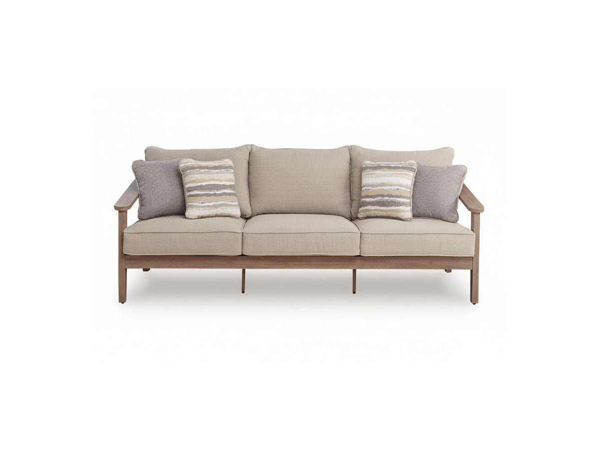 Harmony Headlands - Sofa With Cushion - Natural / Gray