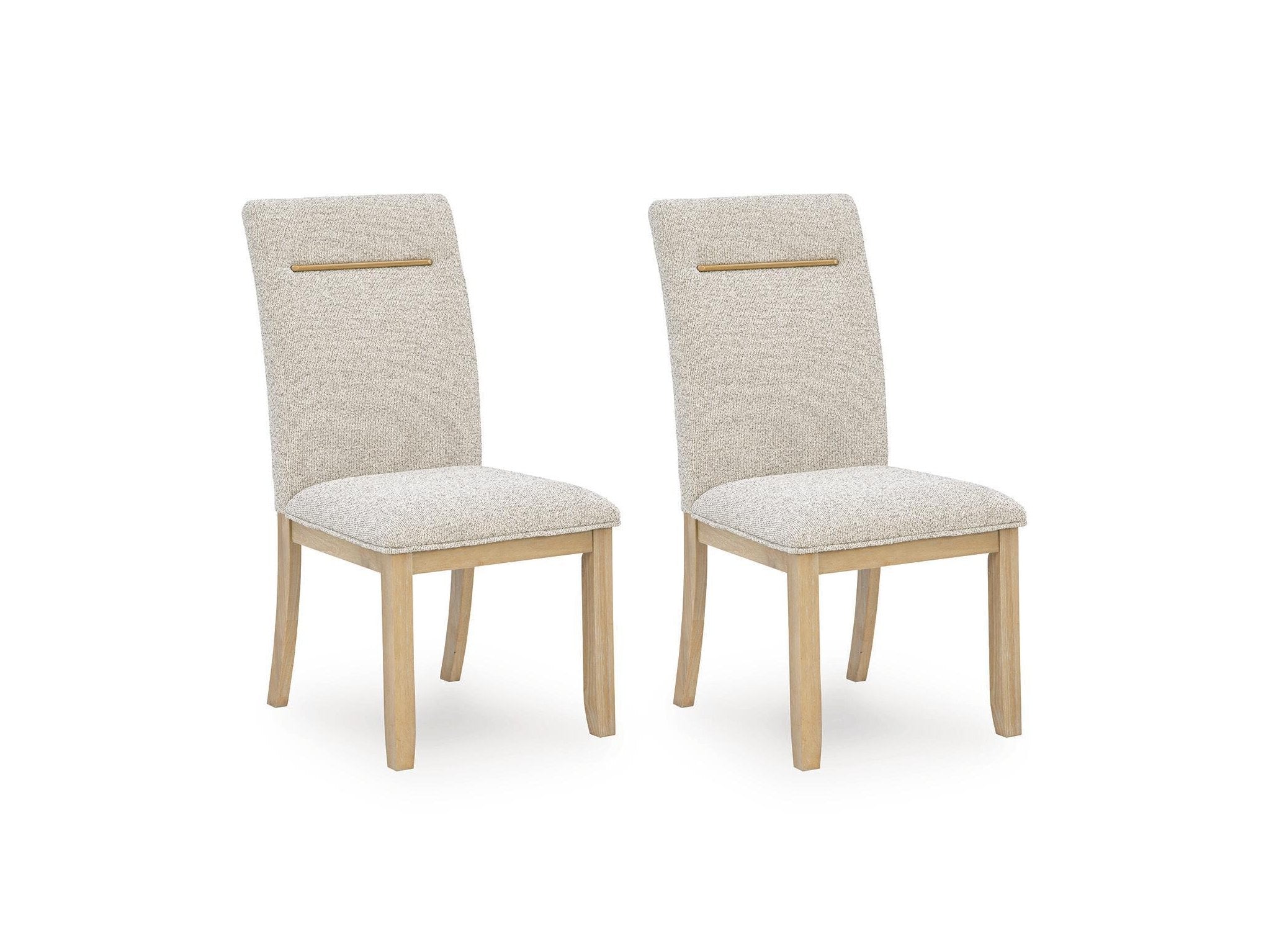 Lasinger - Dining Upholstered Side Chair (Set of 2) - Light Brown