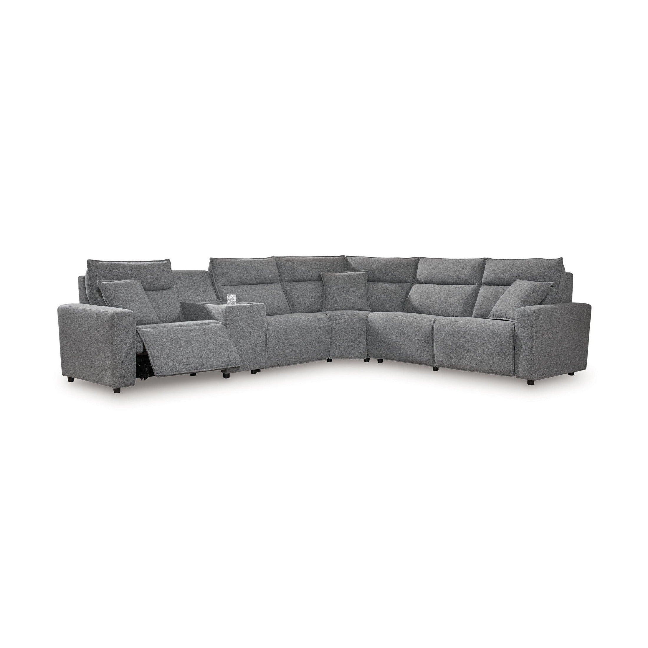 Modmax II - Reclining Sectional - Salt And Pepper