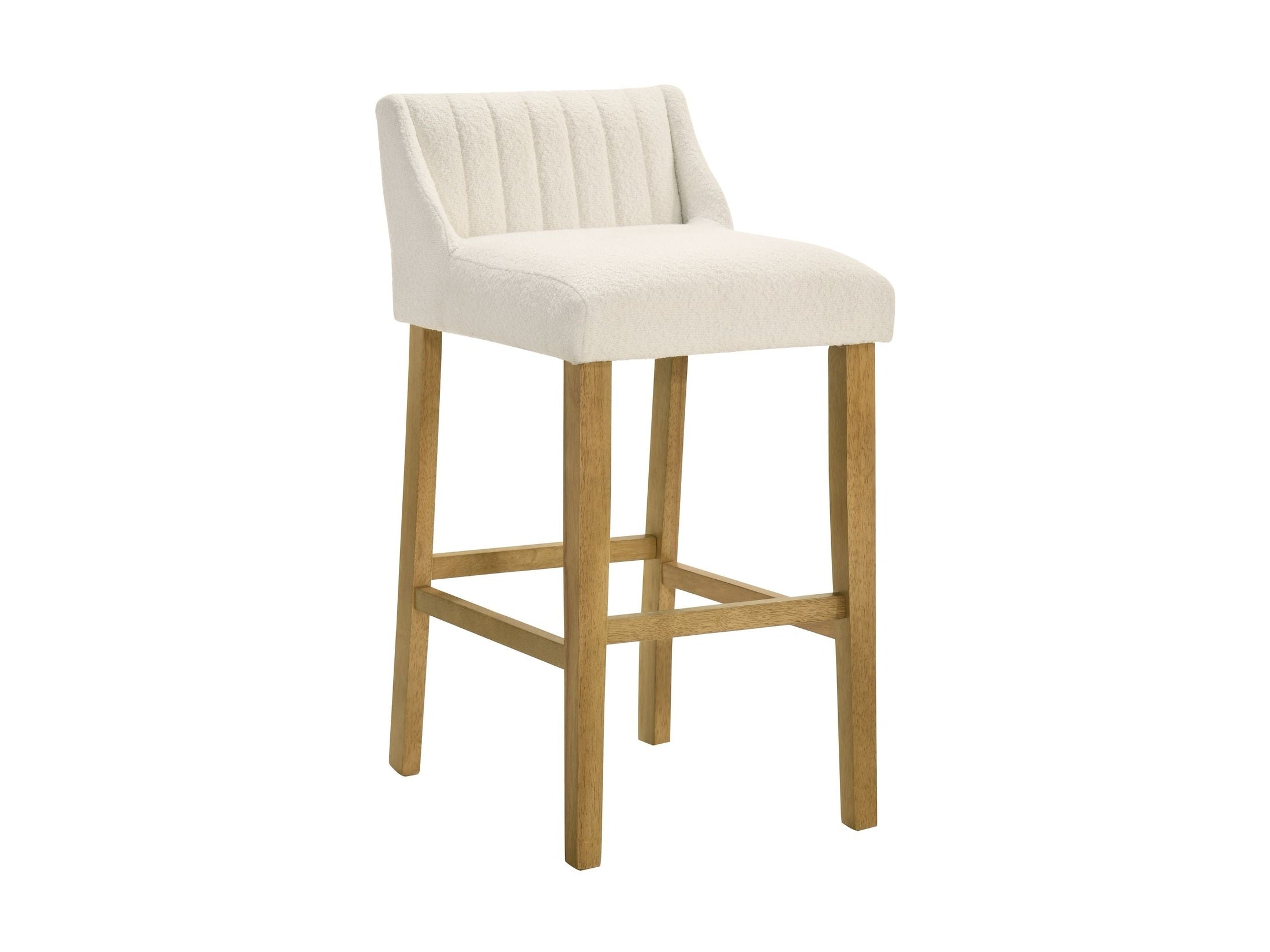 Fauna - Modern Transitional Wood Bar Height Kitchen Bar Stool
