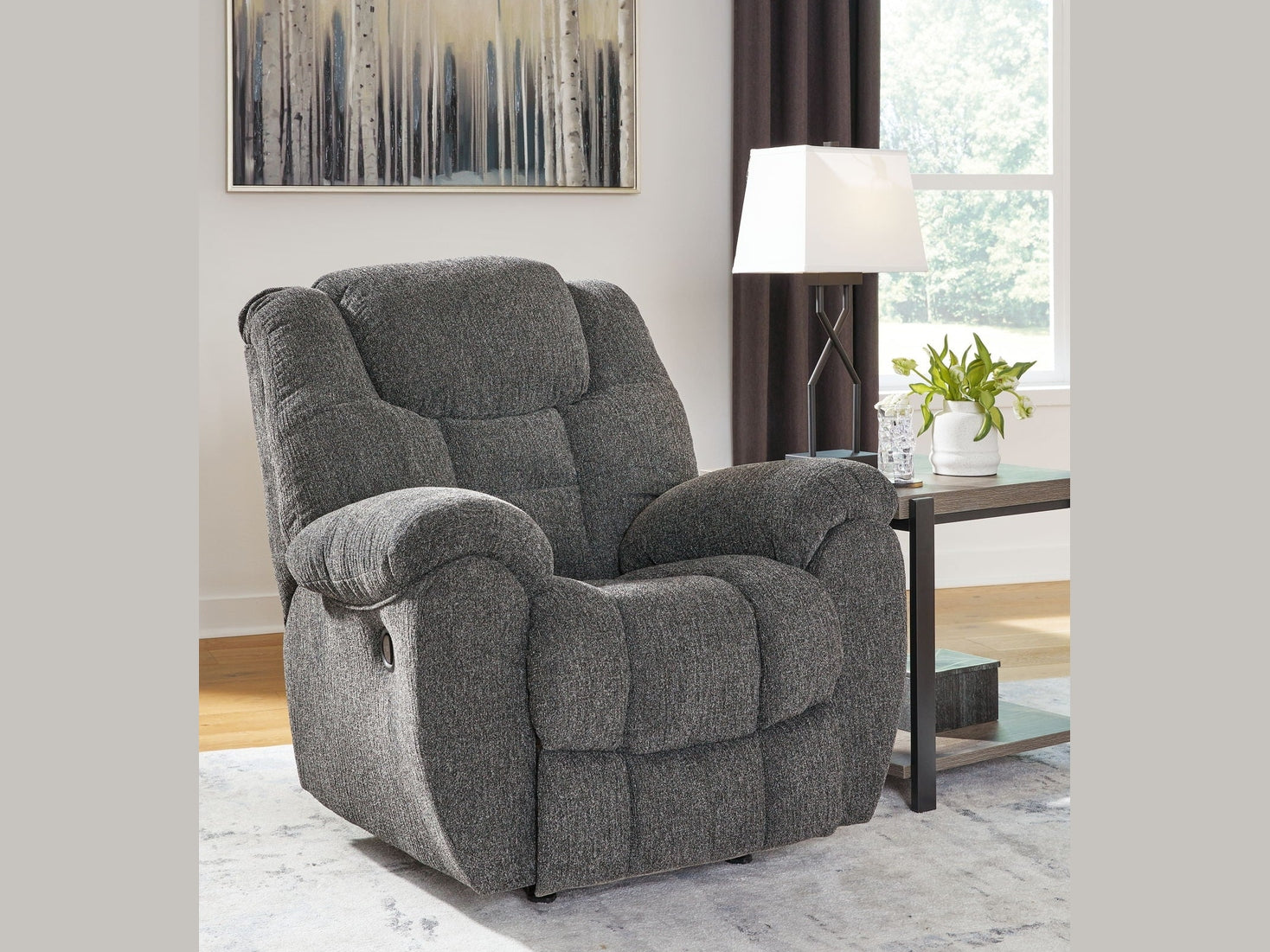 Foreside - Rocker Recliner - Charcoal