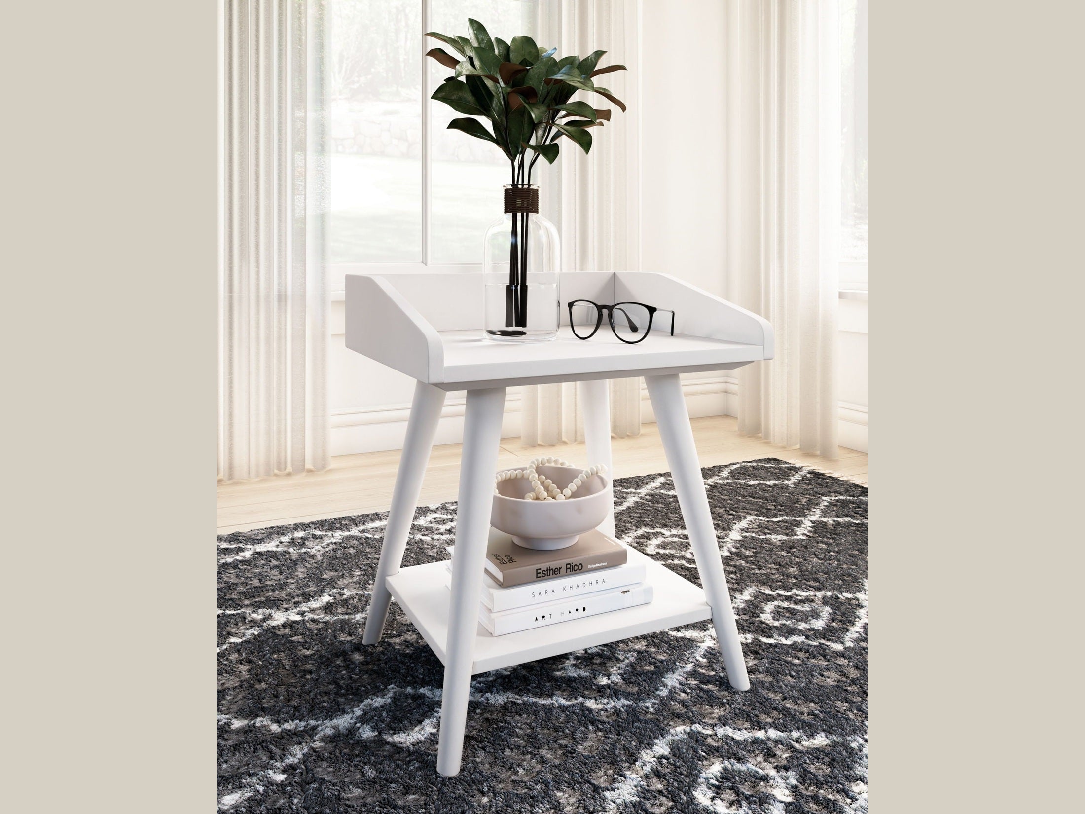 Blariden - Accent Table - White