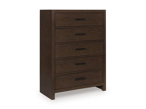 Ticanter - Five Drawer Chest - Brown
