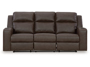 Lavenhorne - Rec Sofa W/Drop Down Table - Granite