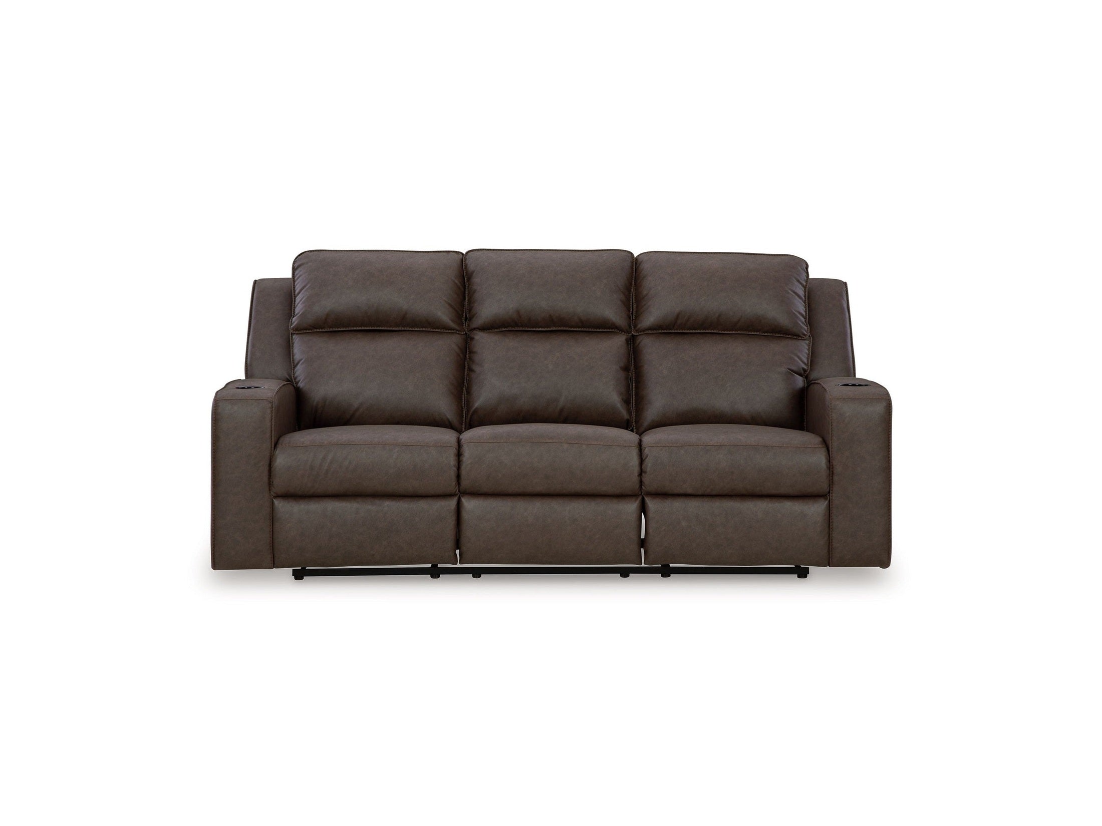 Lavenhorne - Rec Sofa W/Drop Down Table - Granite