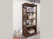 Baldridge - Large Bookcase - Rustic Brown