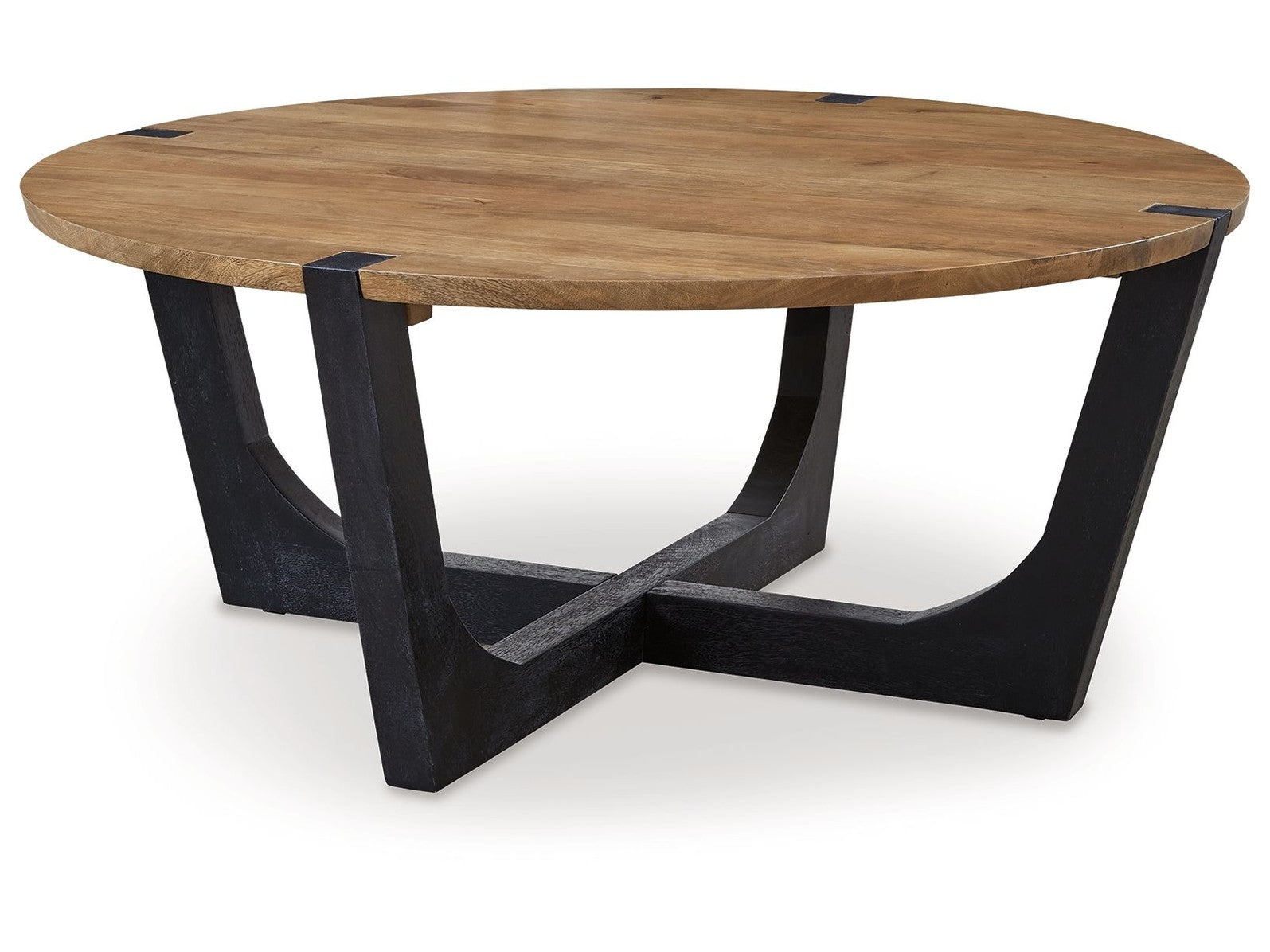 Hanneforth - Round Cocktail Table - Brown