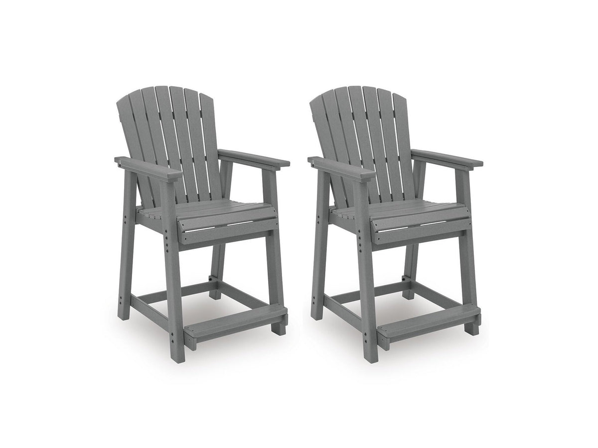 Sanctuary Beach - Barstool (Set of 2) - Dark Gray