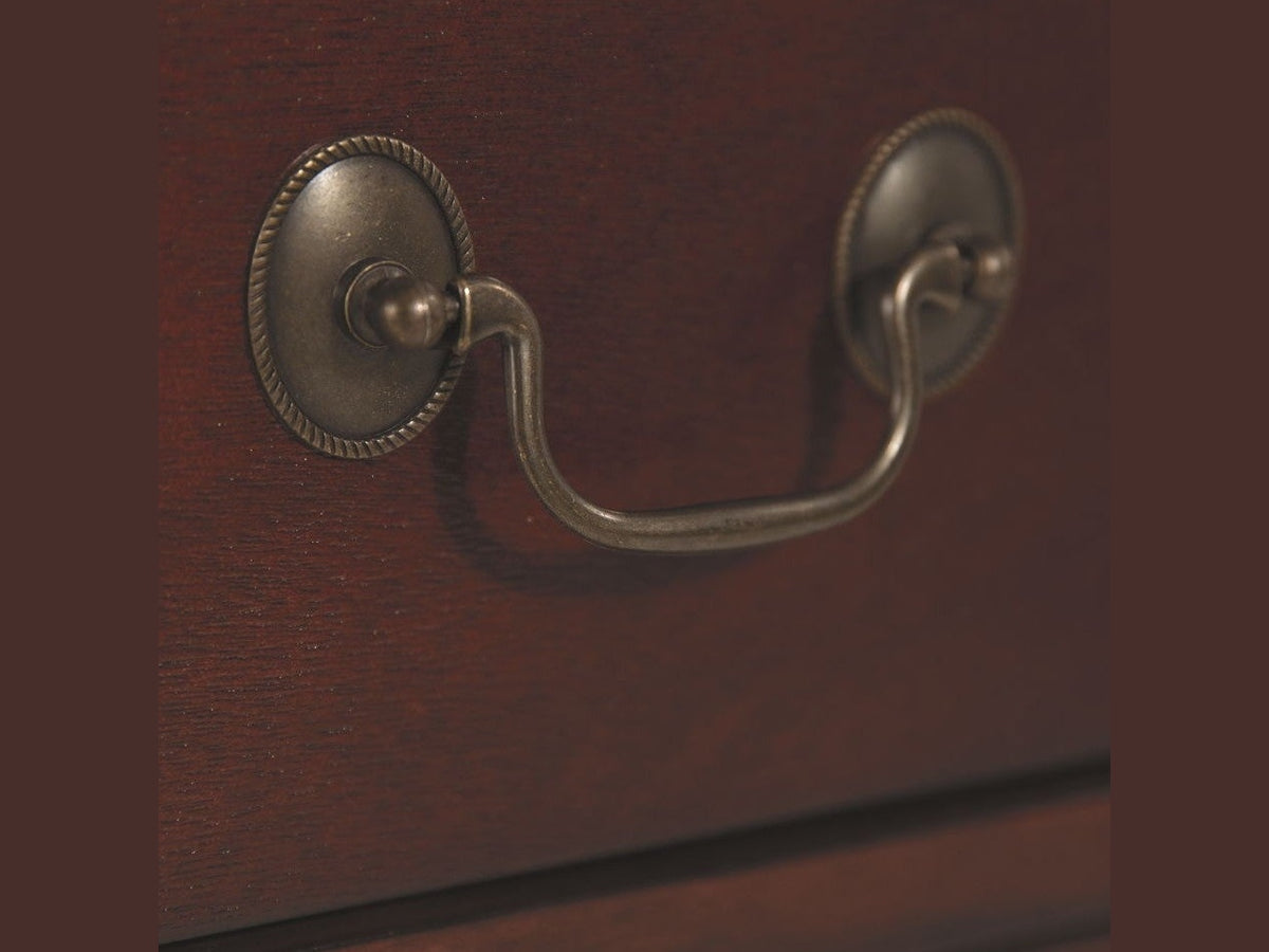 Alisdair - Two Drawer Night Stand - Reddish Brown