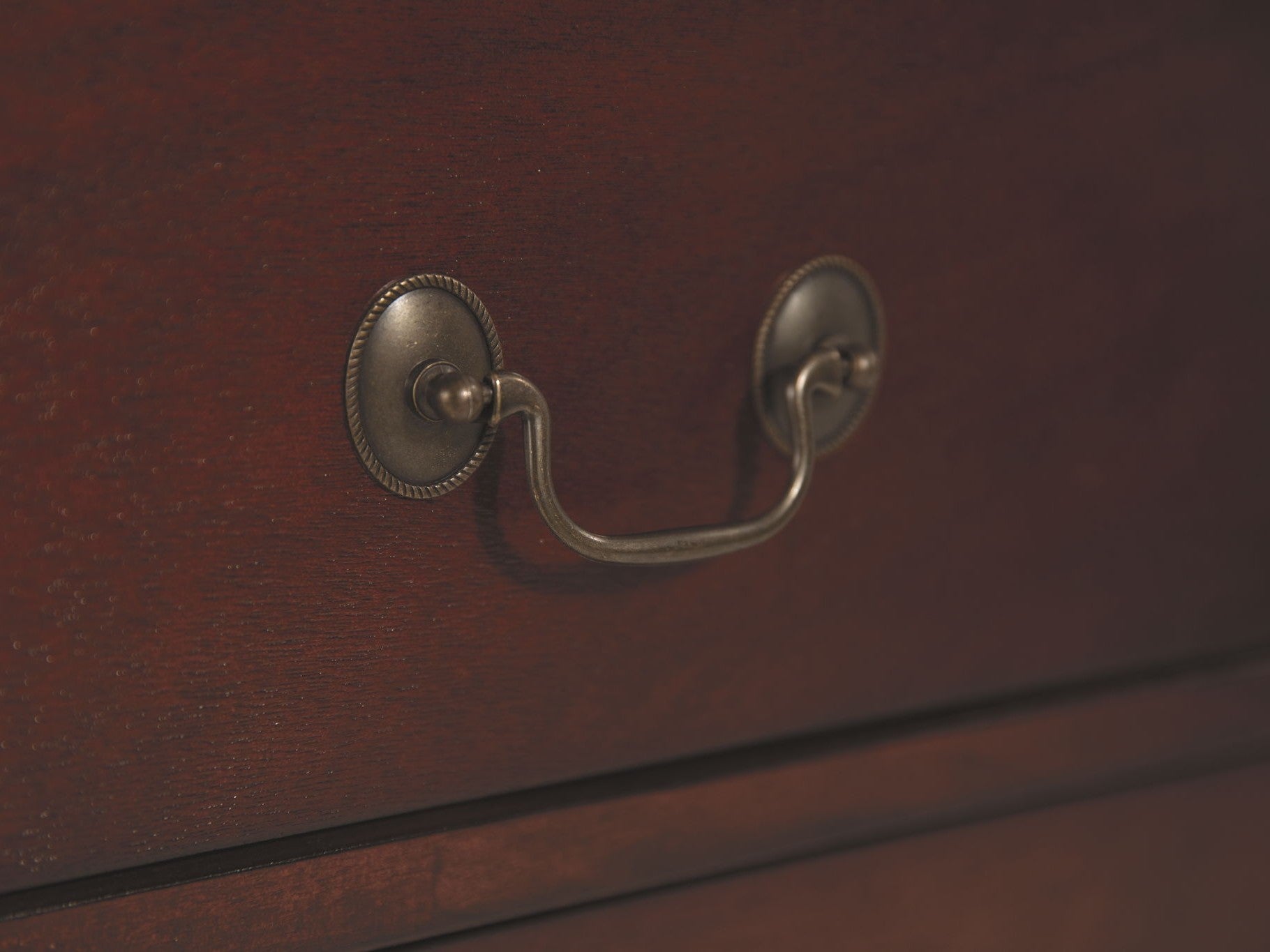 Alisdair - Two Drawer Night Stand - Reddish Brown