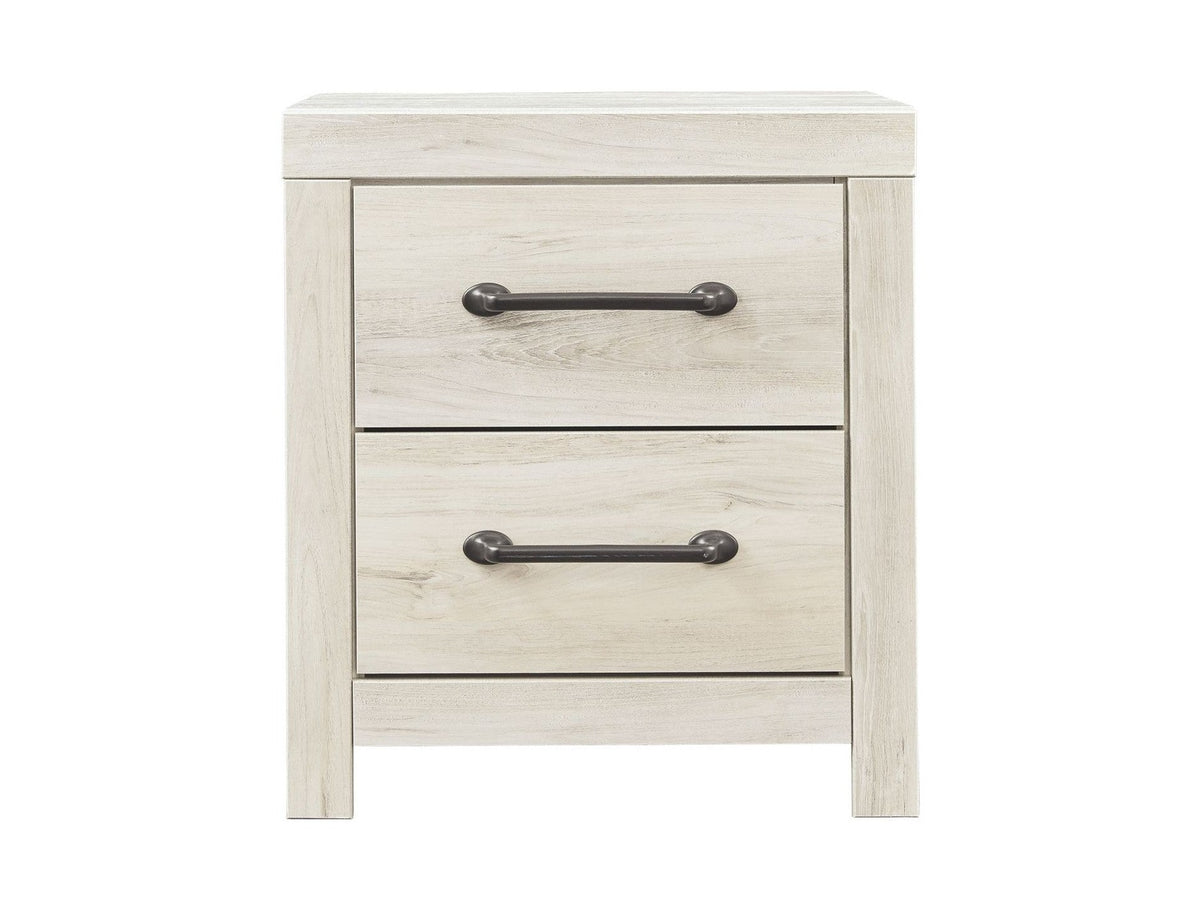 Cambeck - Two Drawer Night Stand - Whitewash