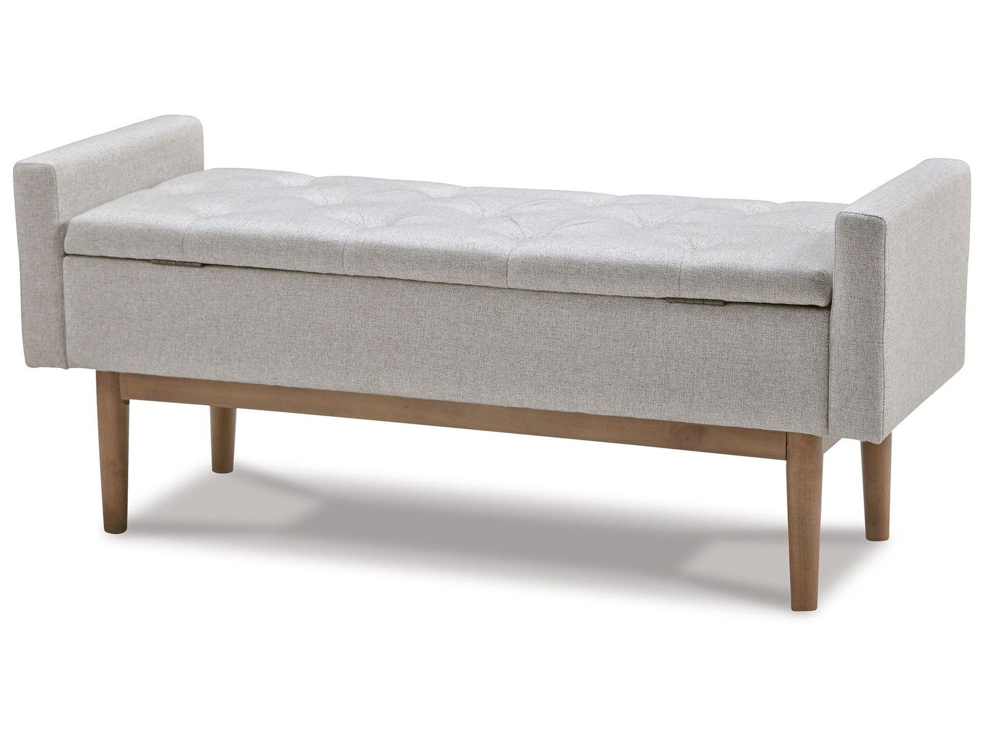 Briarson - Storage Bench - Beige / Brown