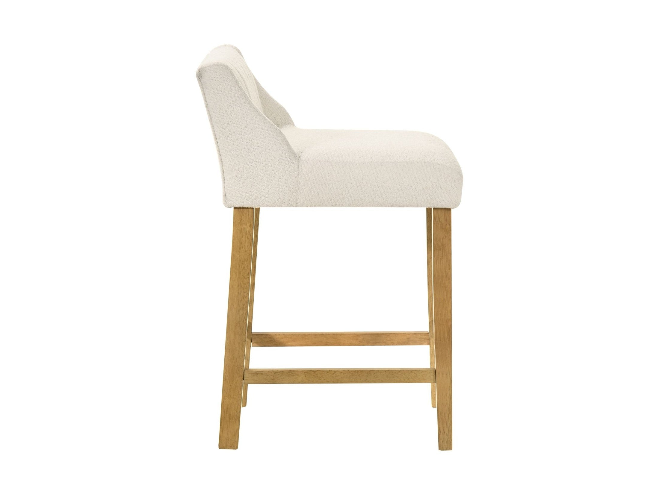 Fauna - Modern Transitional Wood Counter Height Kitchen Bar Stool