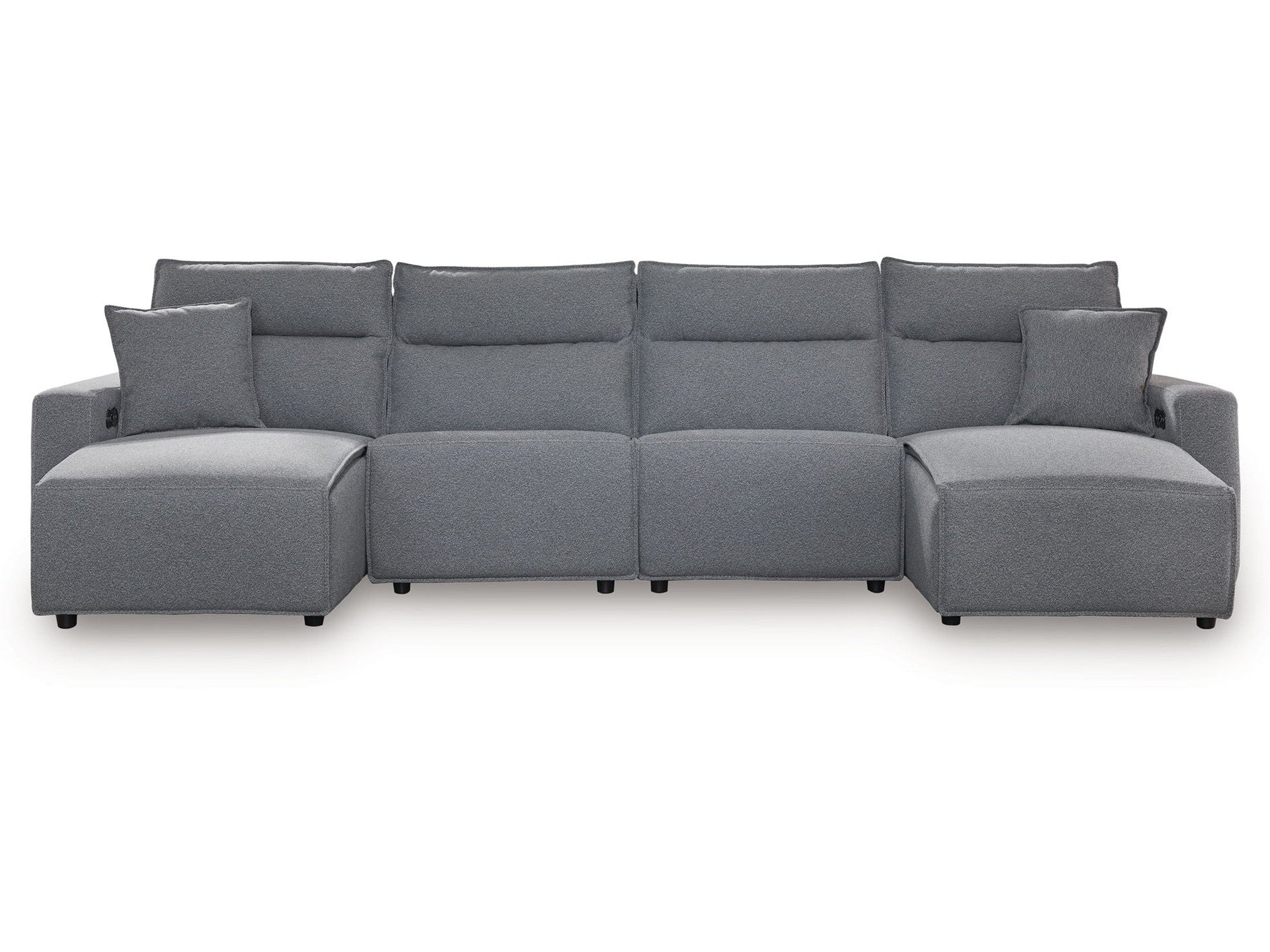 Modmax II - Reclining Sectional - Salt And Pepper