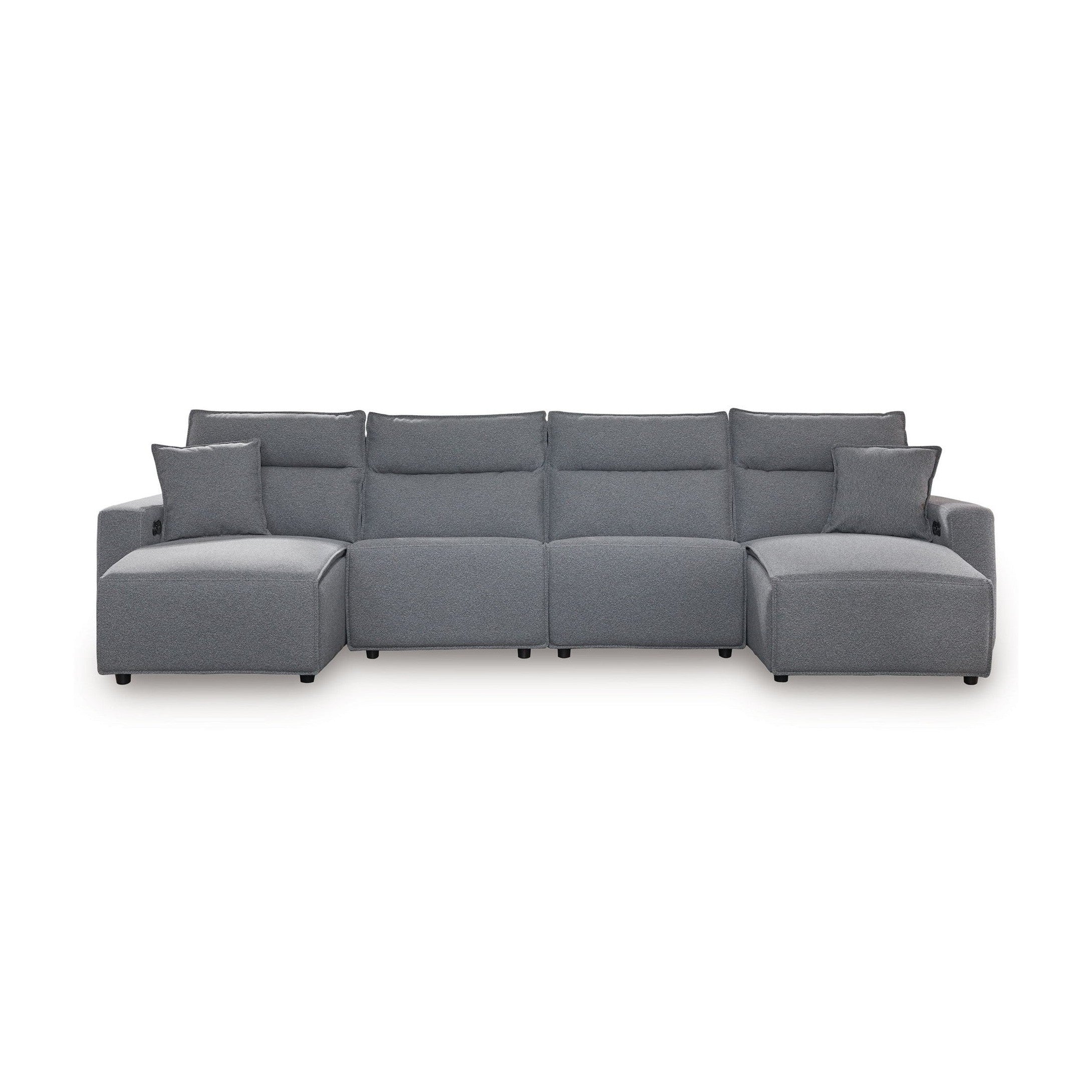 Modmax II - Reclining Sectional - Salt And Pepper
