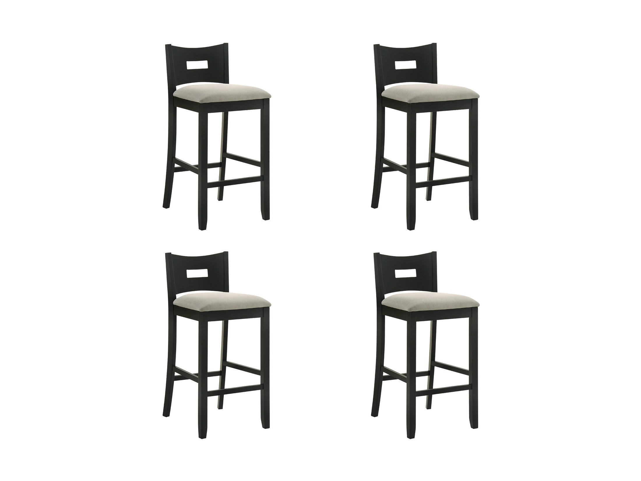 Ren - 26" Counter Height Rubberwood Barstool