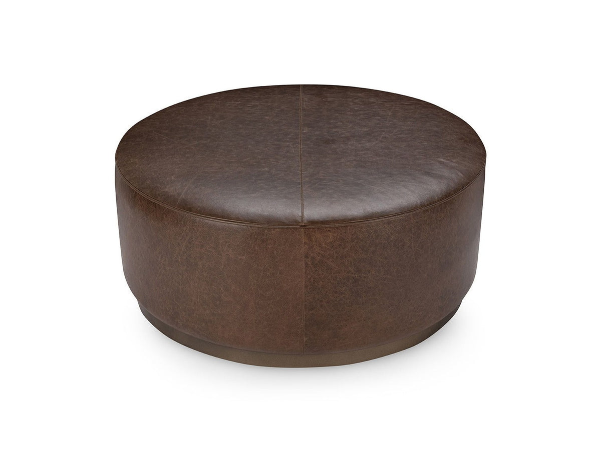 Clair - Leather Round Table