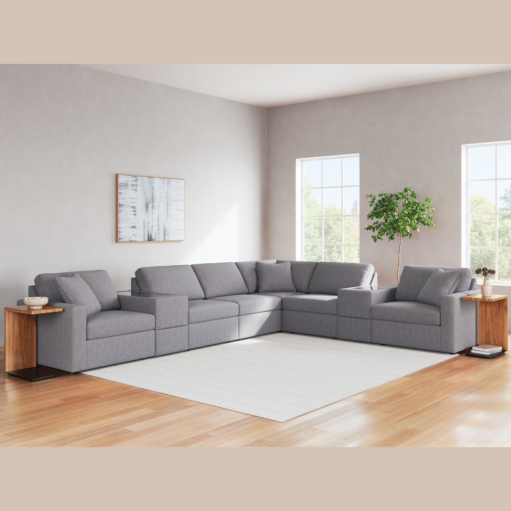 Modmax - Sectional - Granite