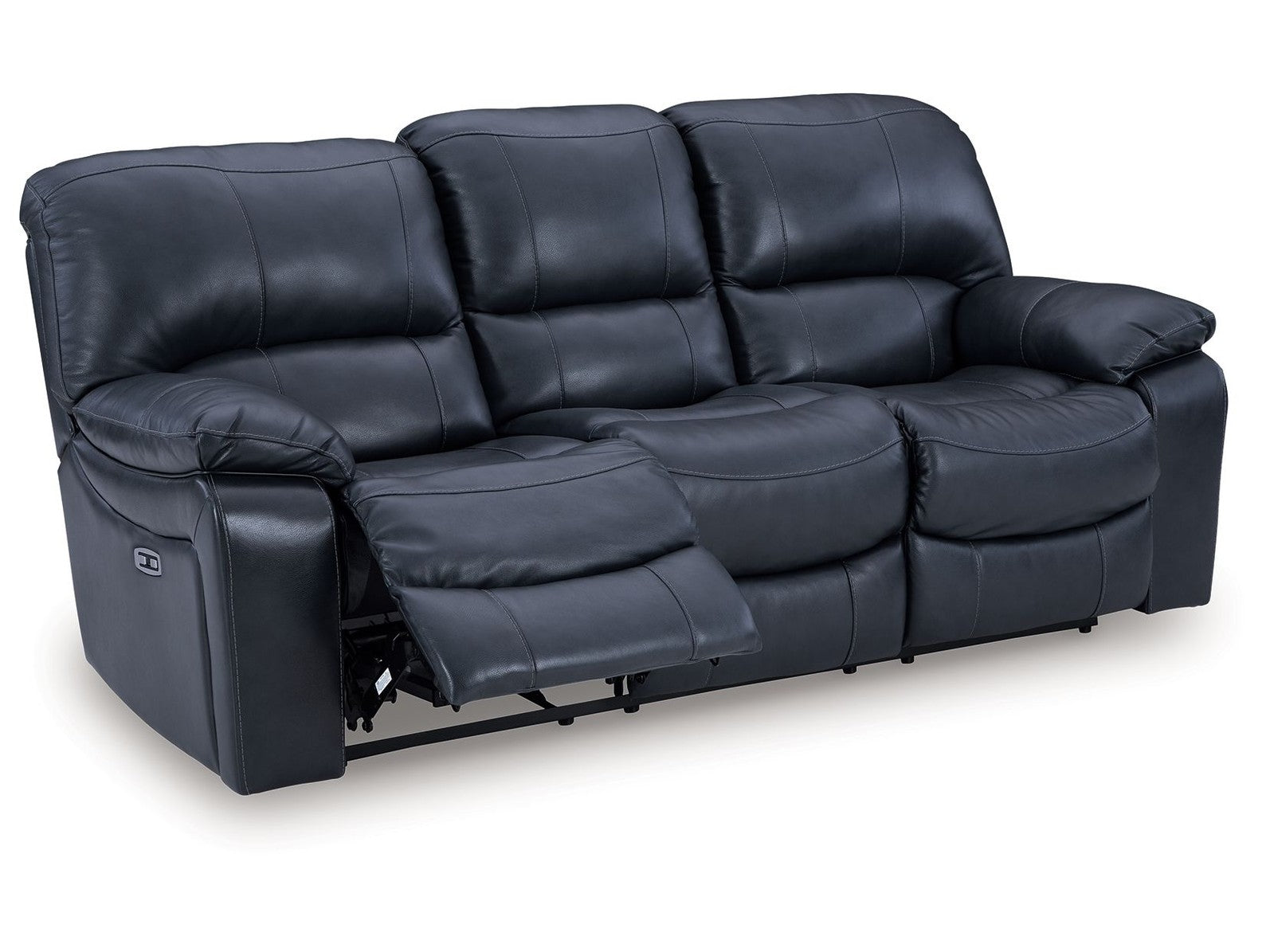 Leesworth - 3 Pc. - Power Reclining Sofa, Power Reclining Loveseat, Power Rocker Recliner - Ocean