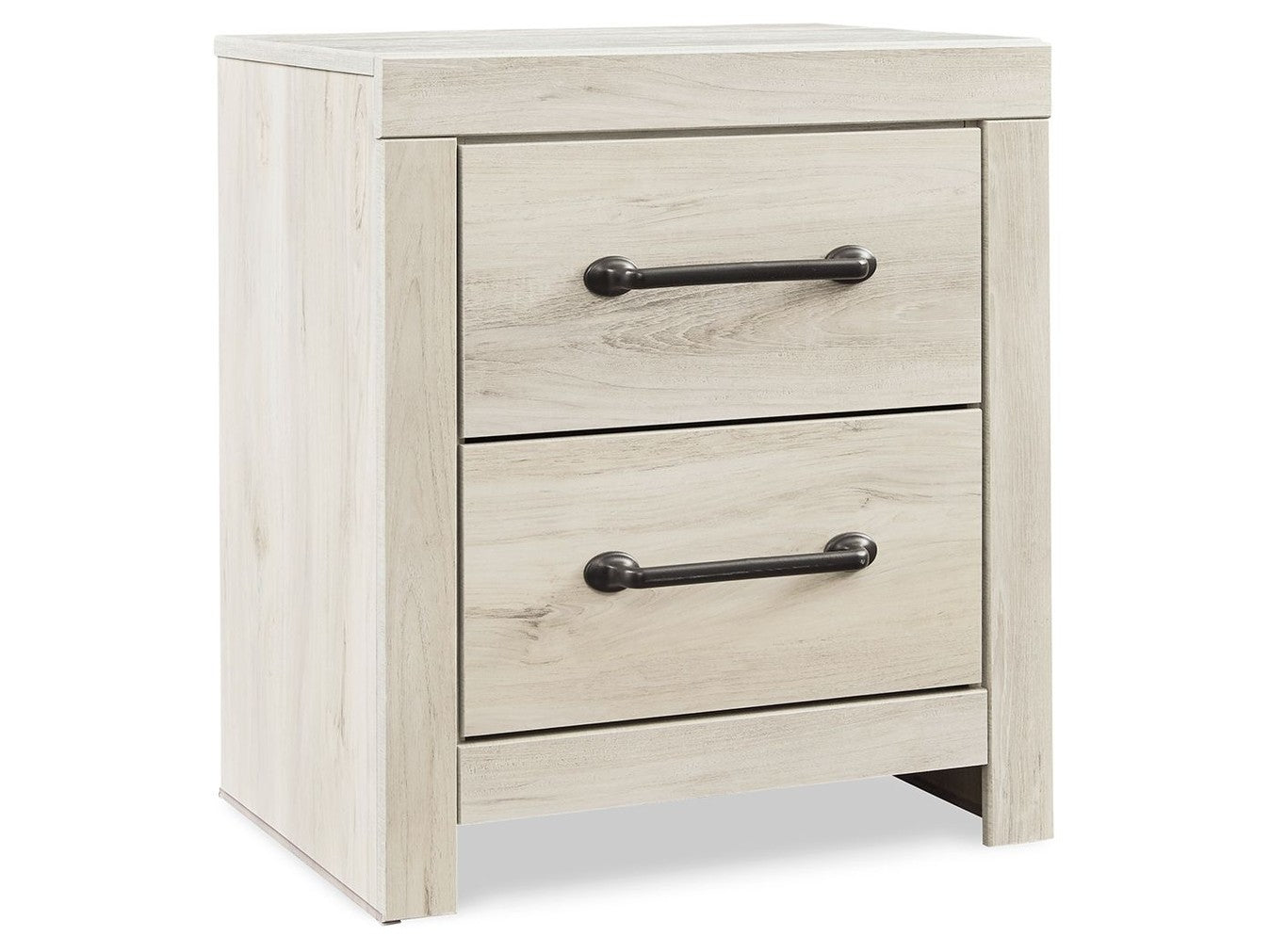 Cambeck - Two Drawer Night Stand - Whitewash