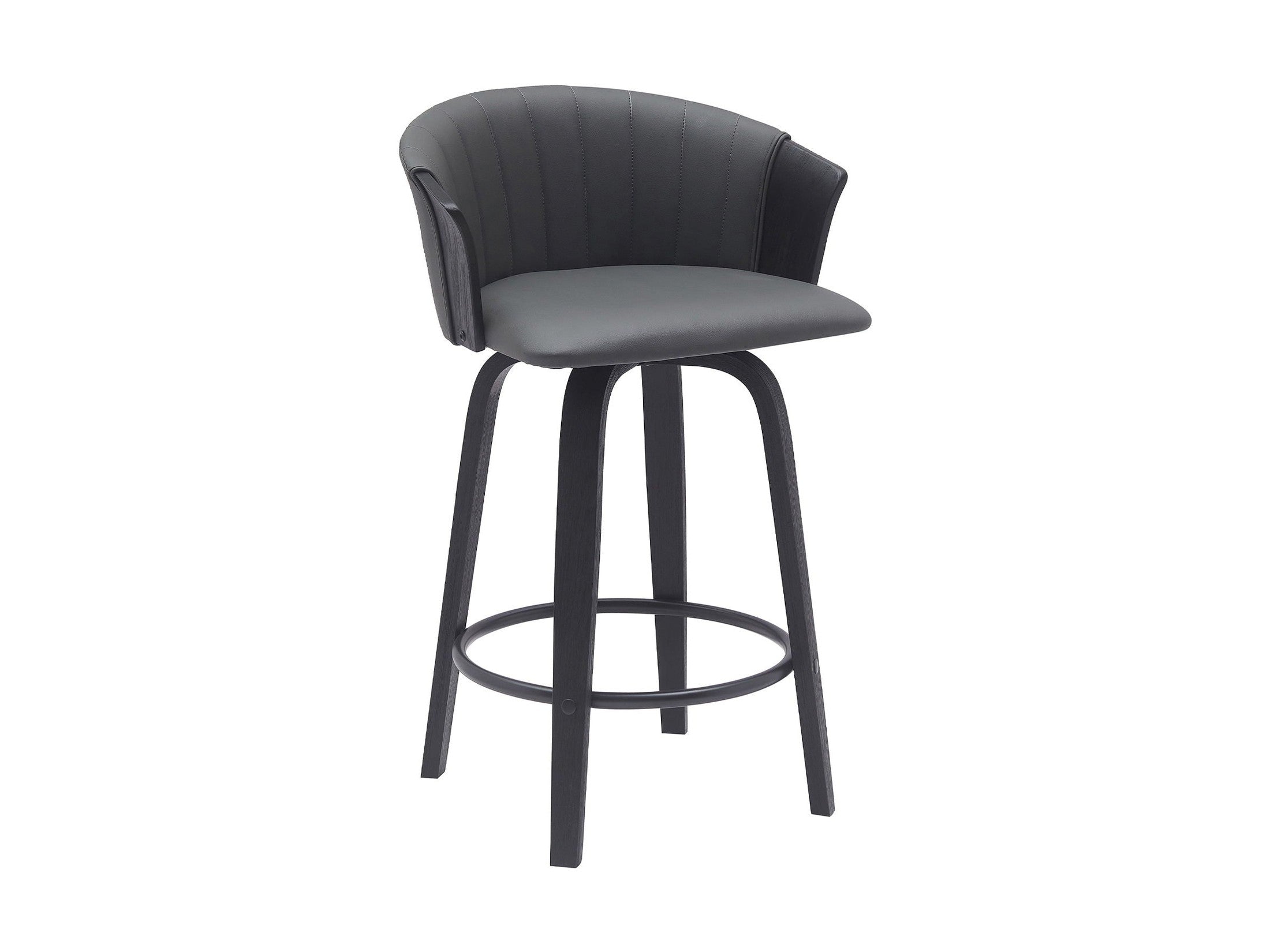 Diana - Swivel Wood Stool