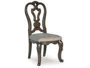 Maylee - Dining Upholstered Side Chair (Set of 2) - Dark Brown